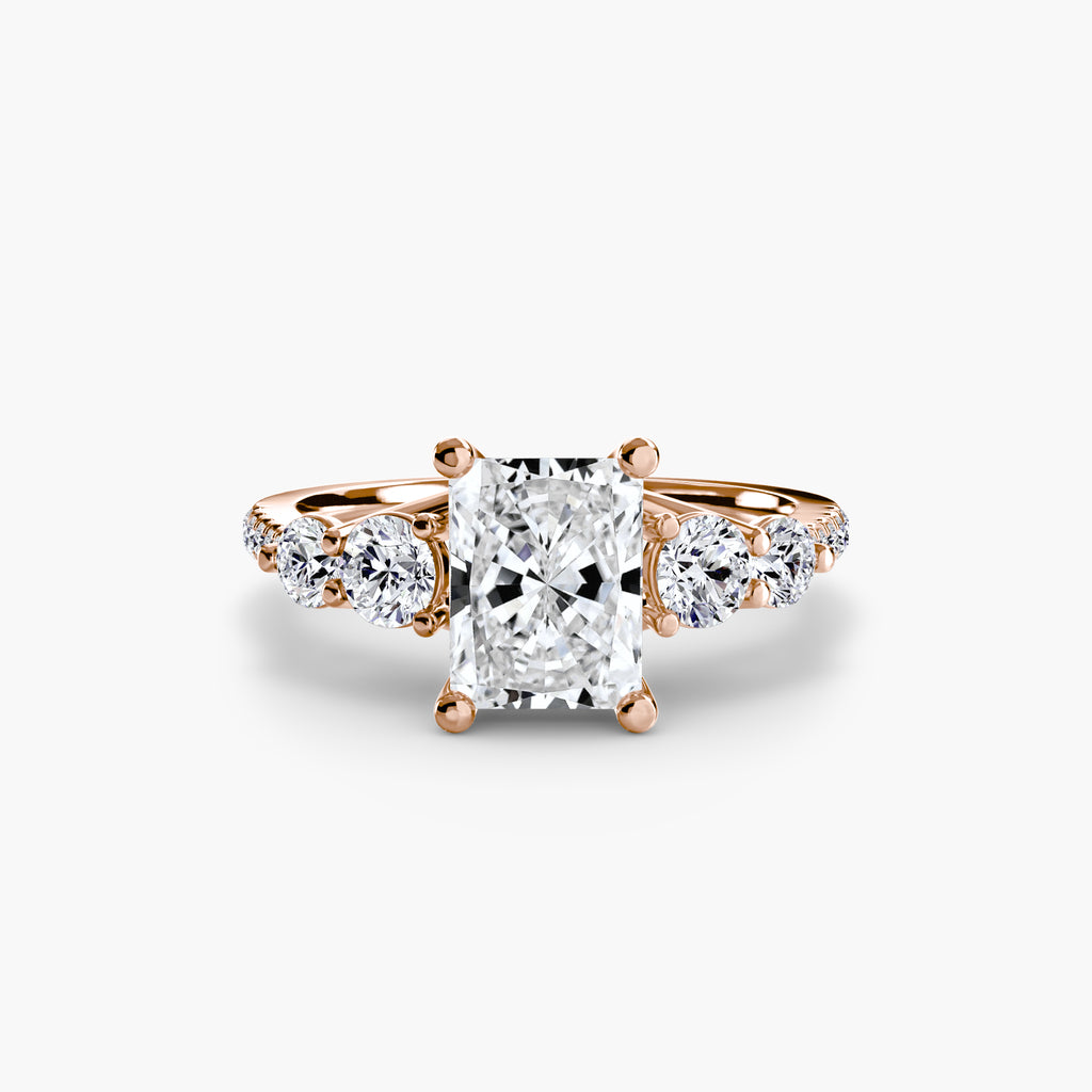 VERIDIA Five-Stone Pavé Ring