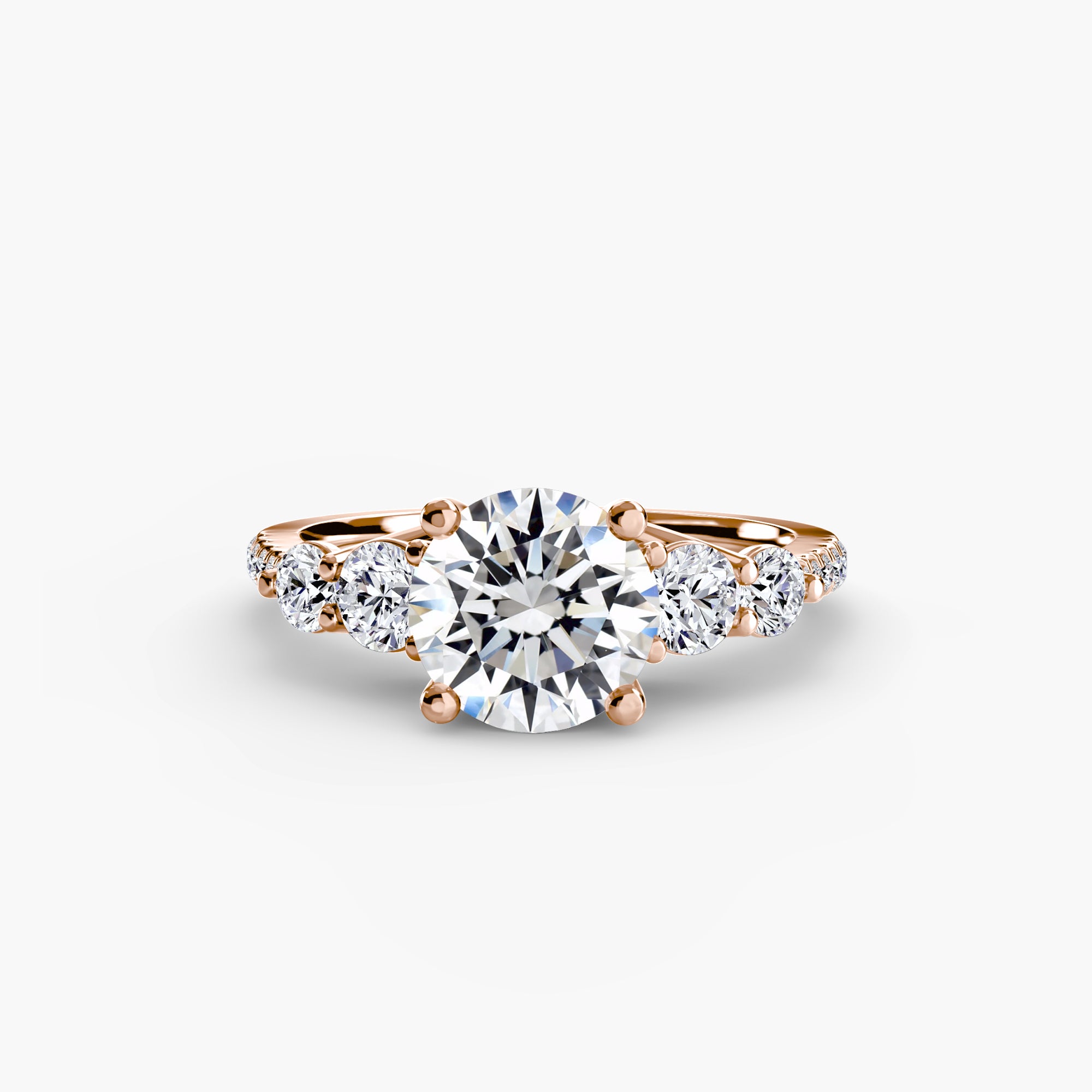 VERIDIA Five-Stone Pavé Ring