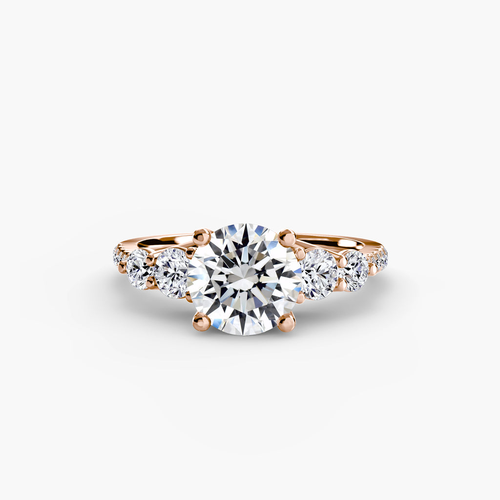 VERIDIA Five-Stone Pavé Ring