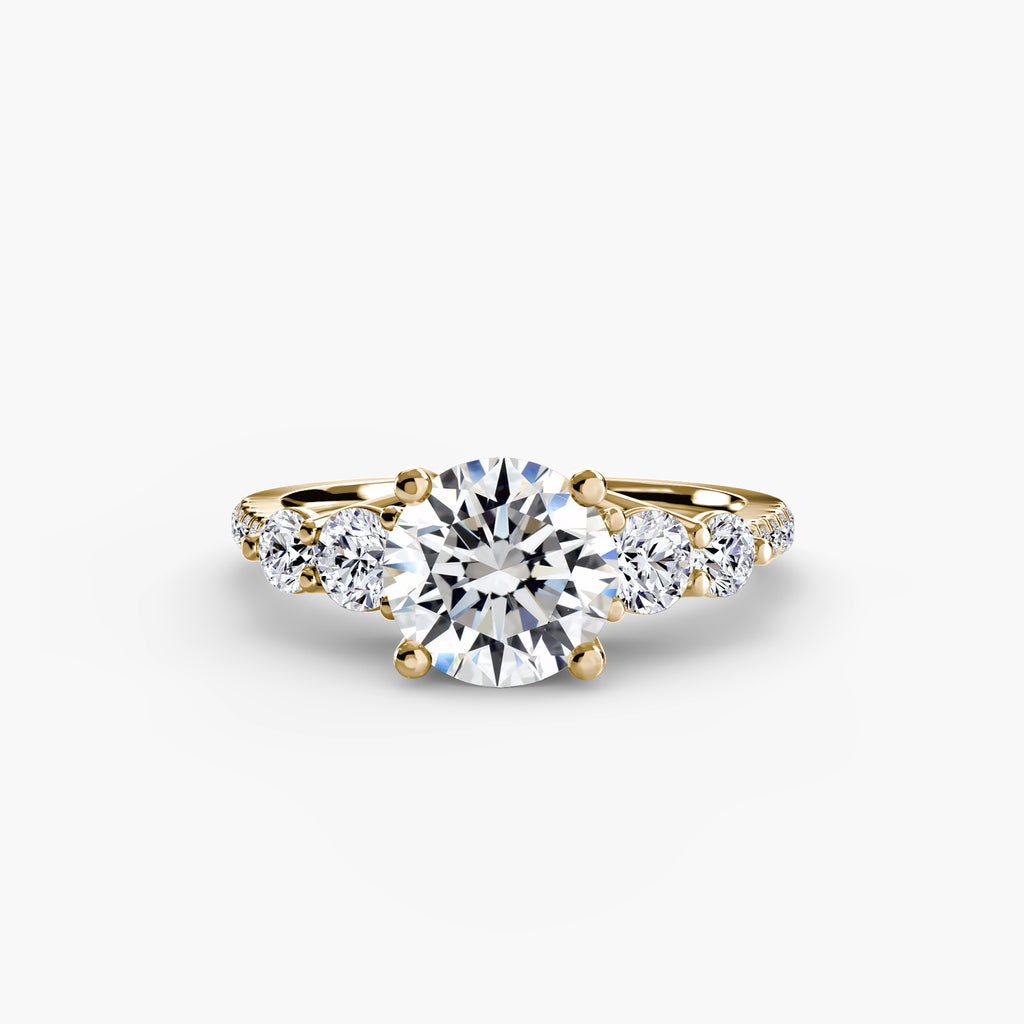 VERIDIA Five-Stone Pavé Ring
