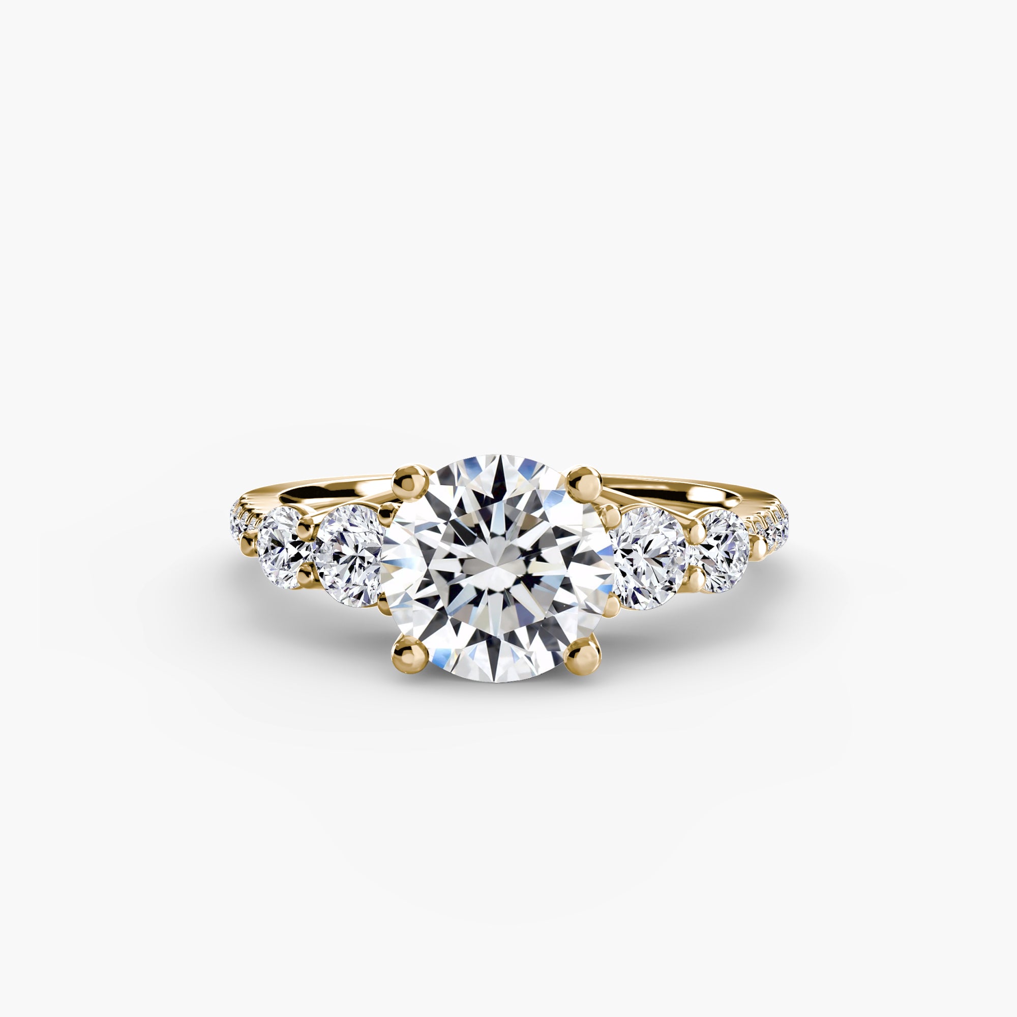 VERIDIA Five-Stone Pavé Ring