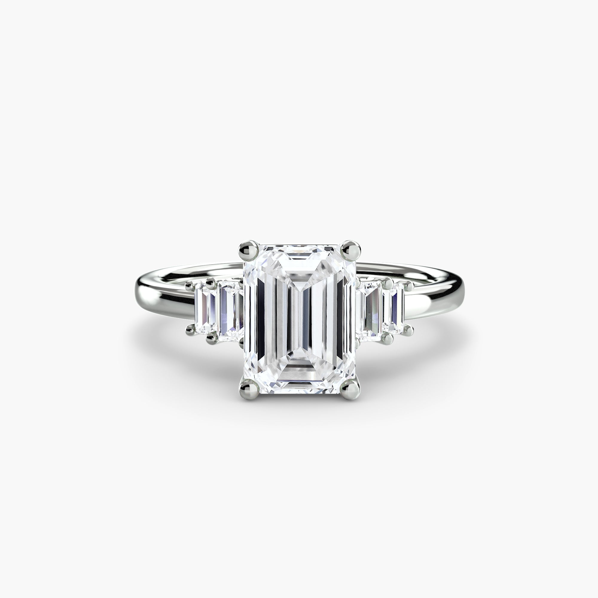 TAVIRA Baguette Accent Ring