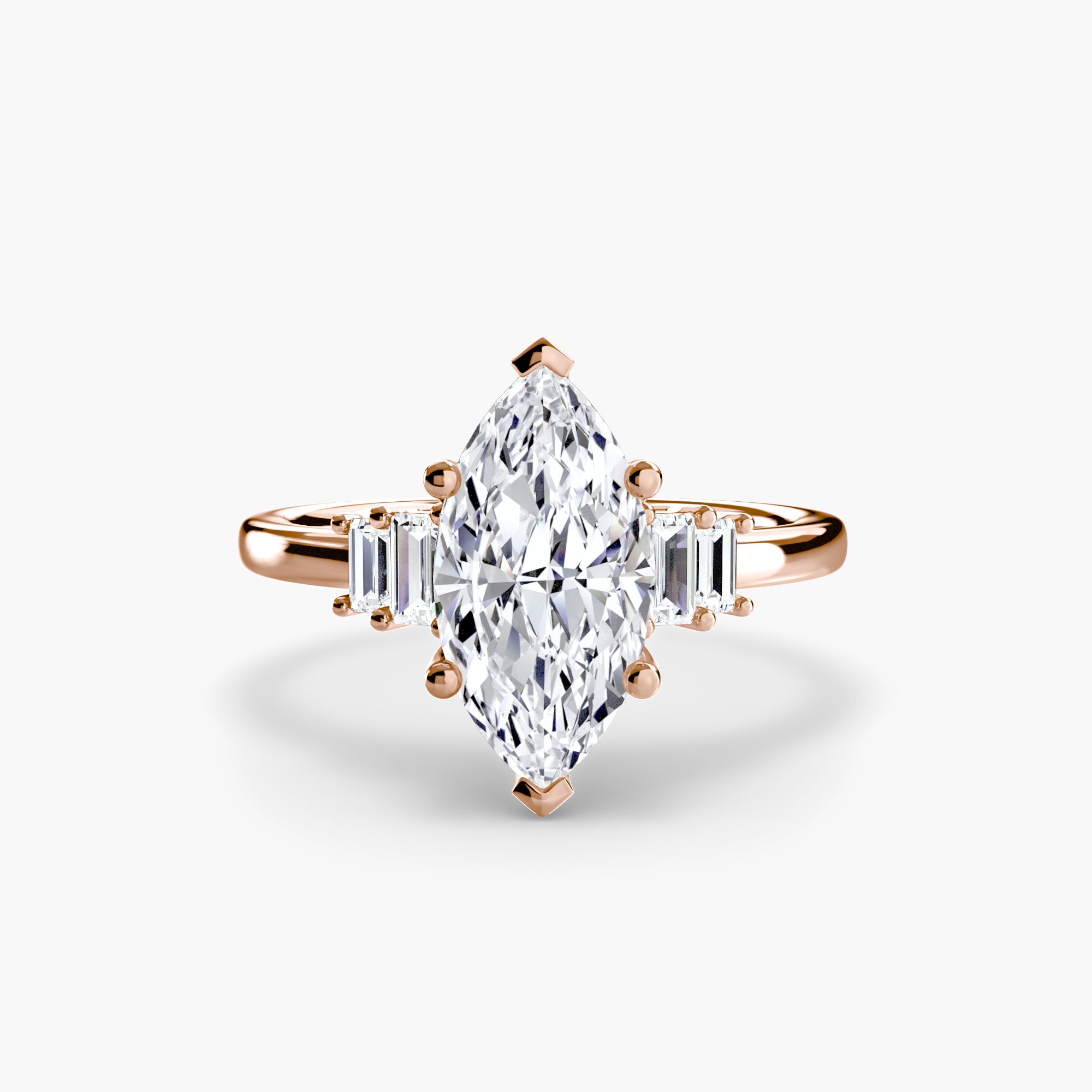 TAVIRA Baguette Accent Ring