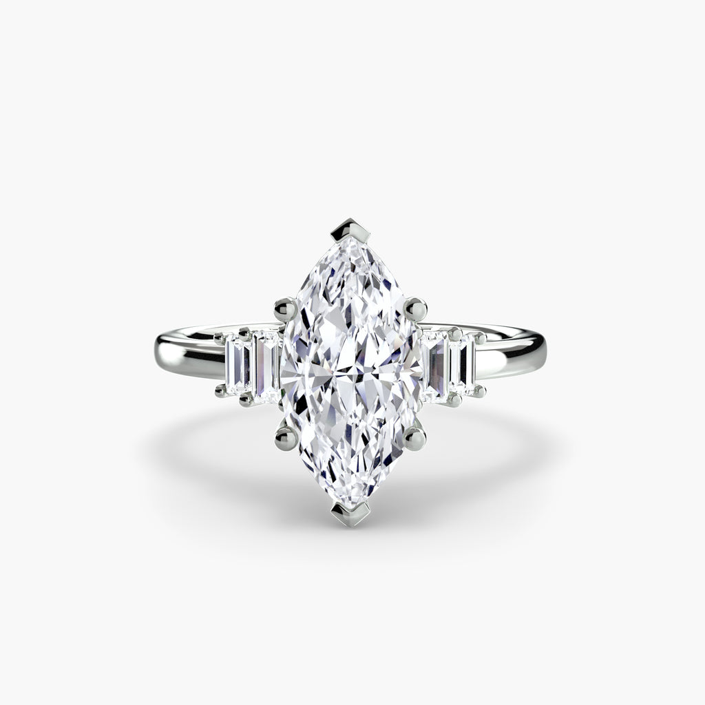 TAVIRA Baguette Accent Ring