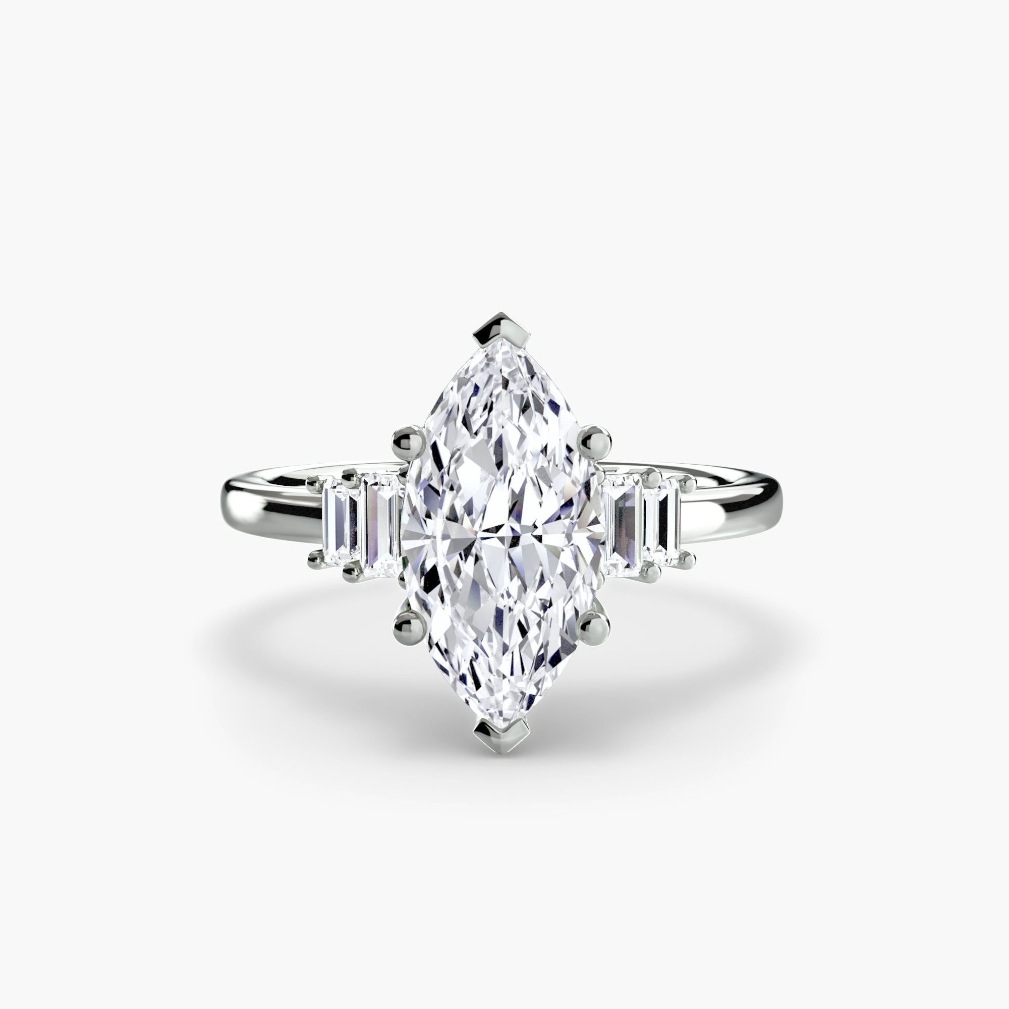 TAVIRA Baguette Accent Ring