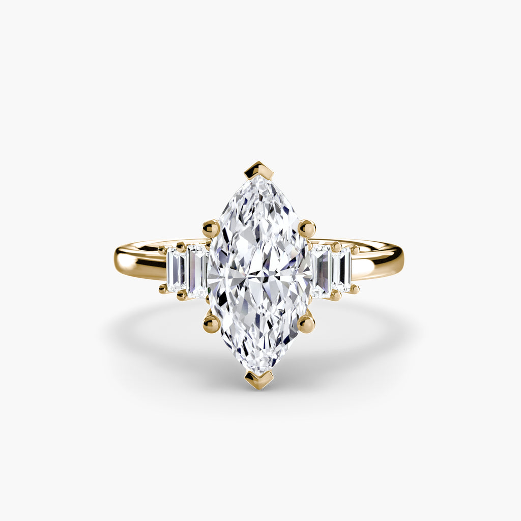 TAVIRA Baguette Accent Ring