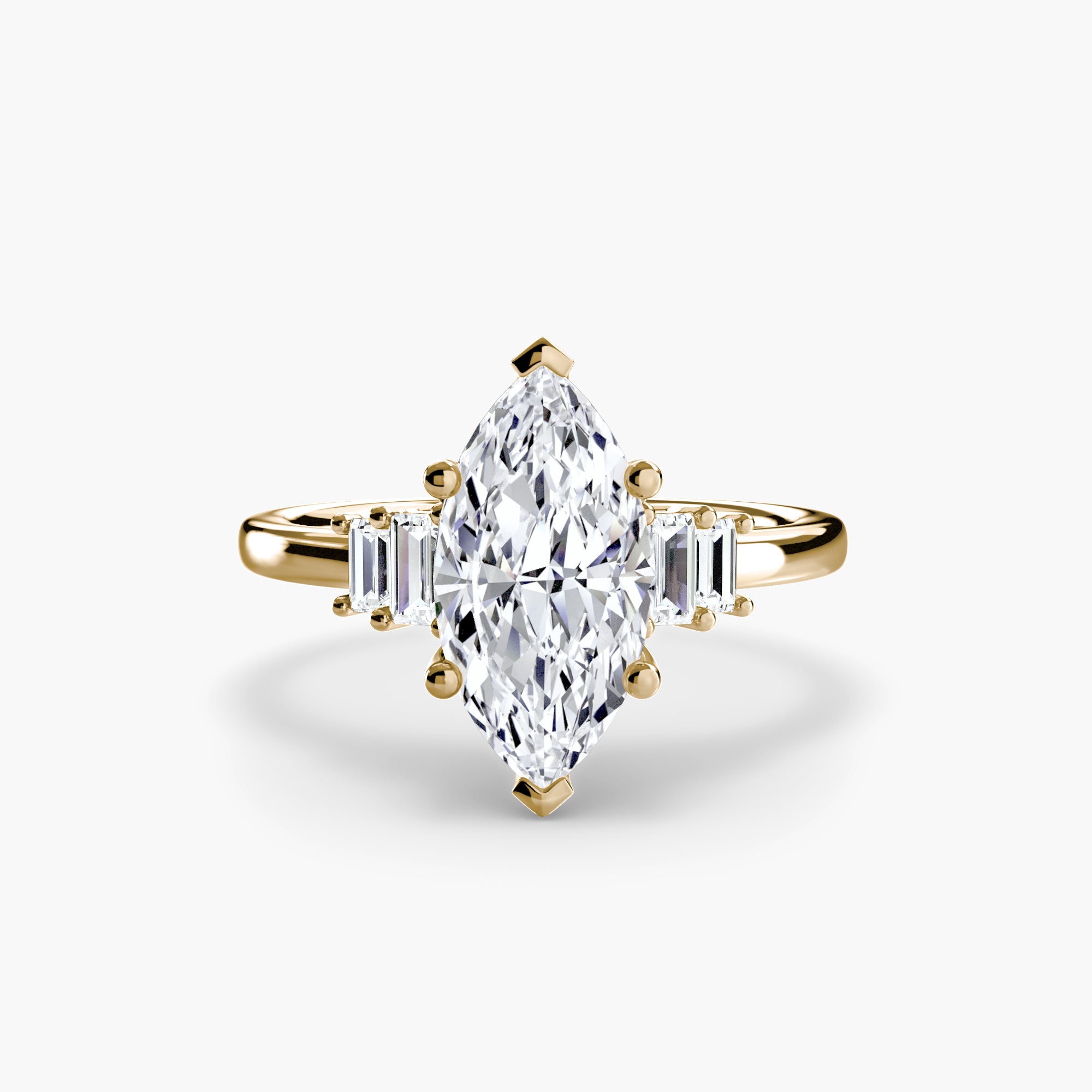 TAVIRA Baguette Accent Ring