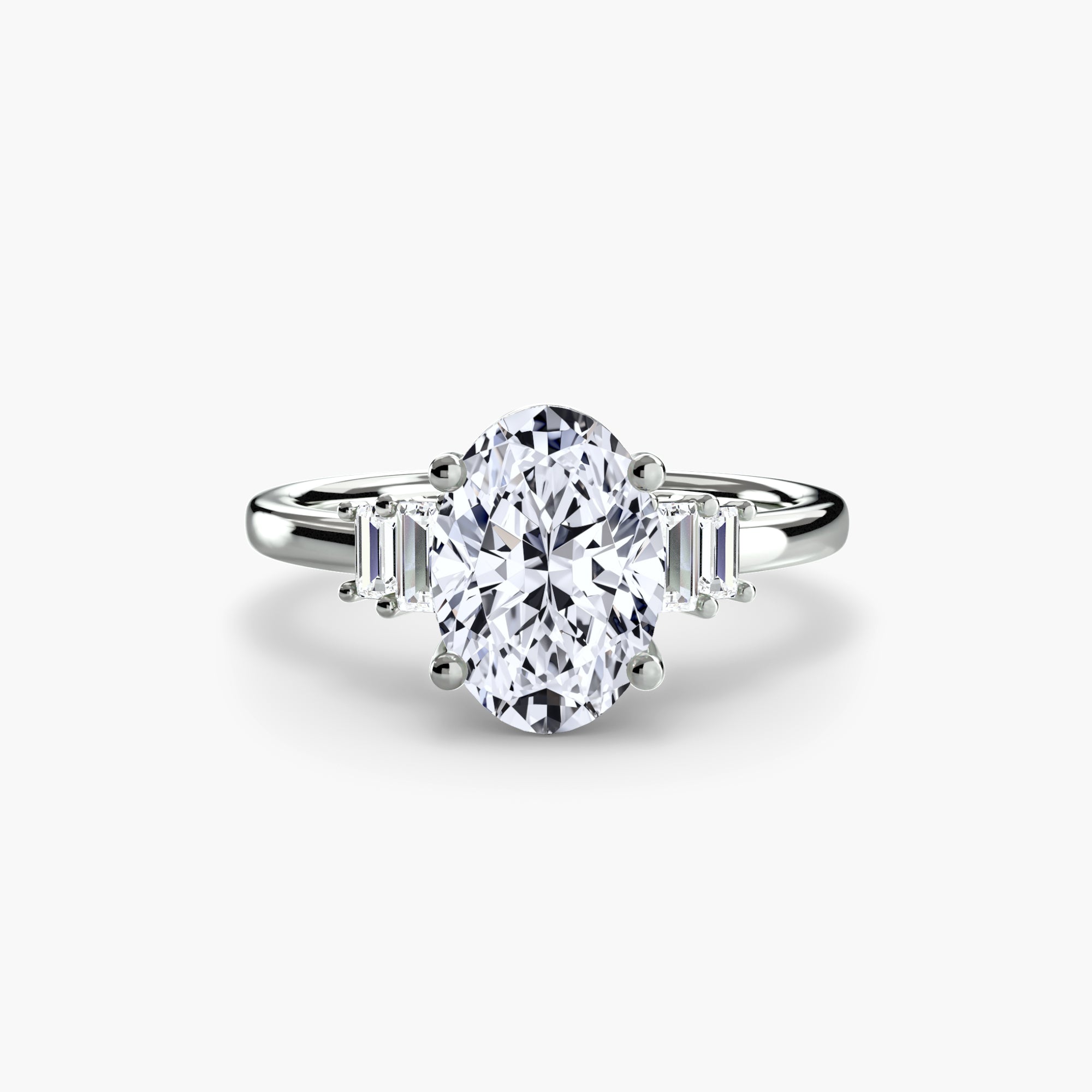 TAVIRA Baguette Accent Ring
