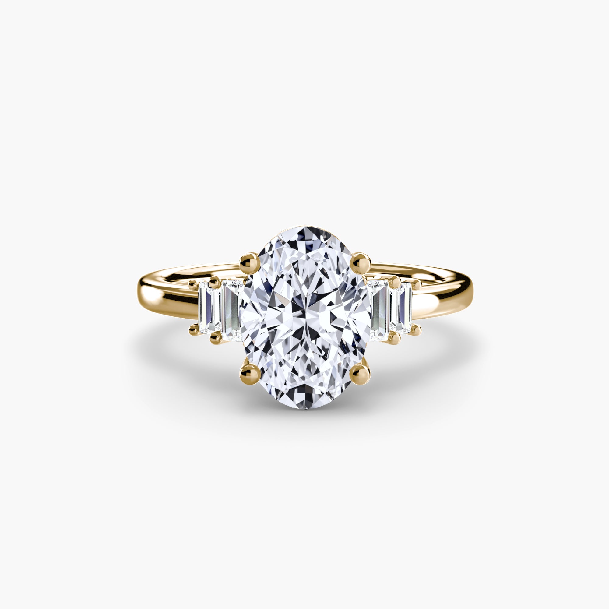 TAVIRA Baguette Accent Ring