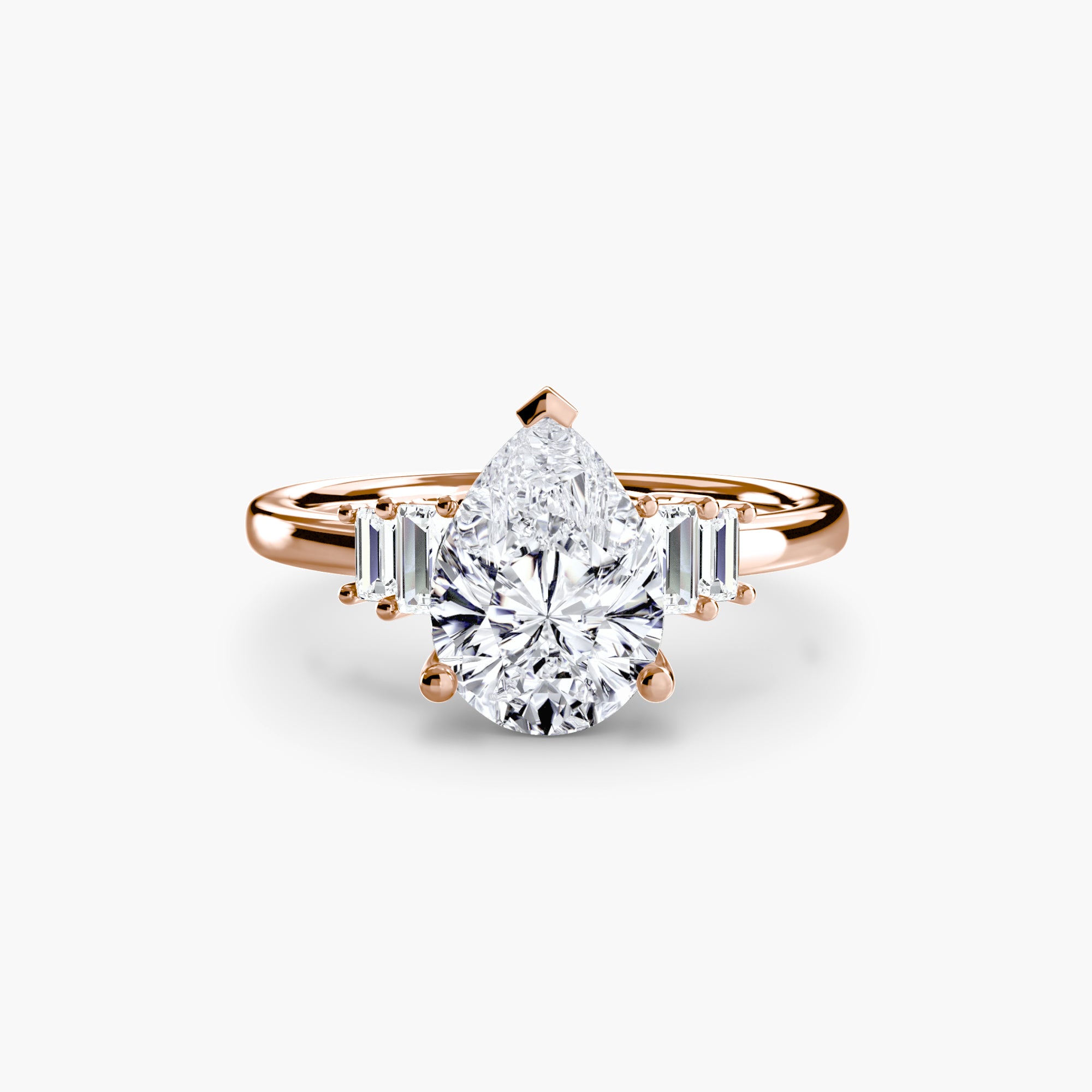 TAVIRA Baguette Accent Ring