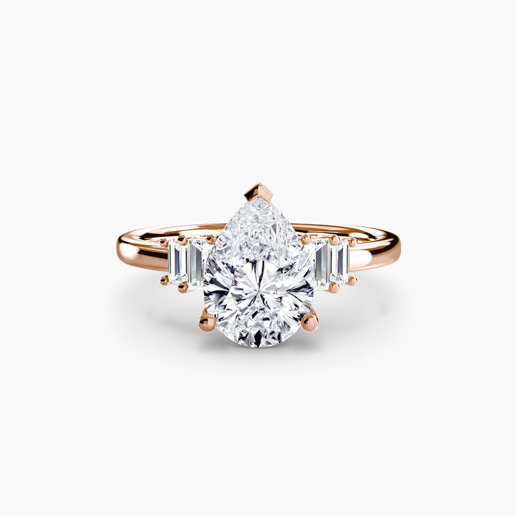 TAVIRA Baguette Accent Ring