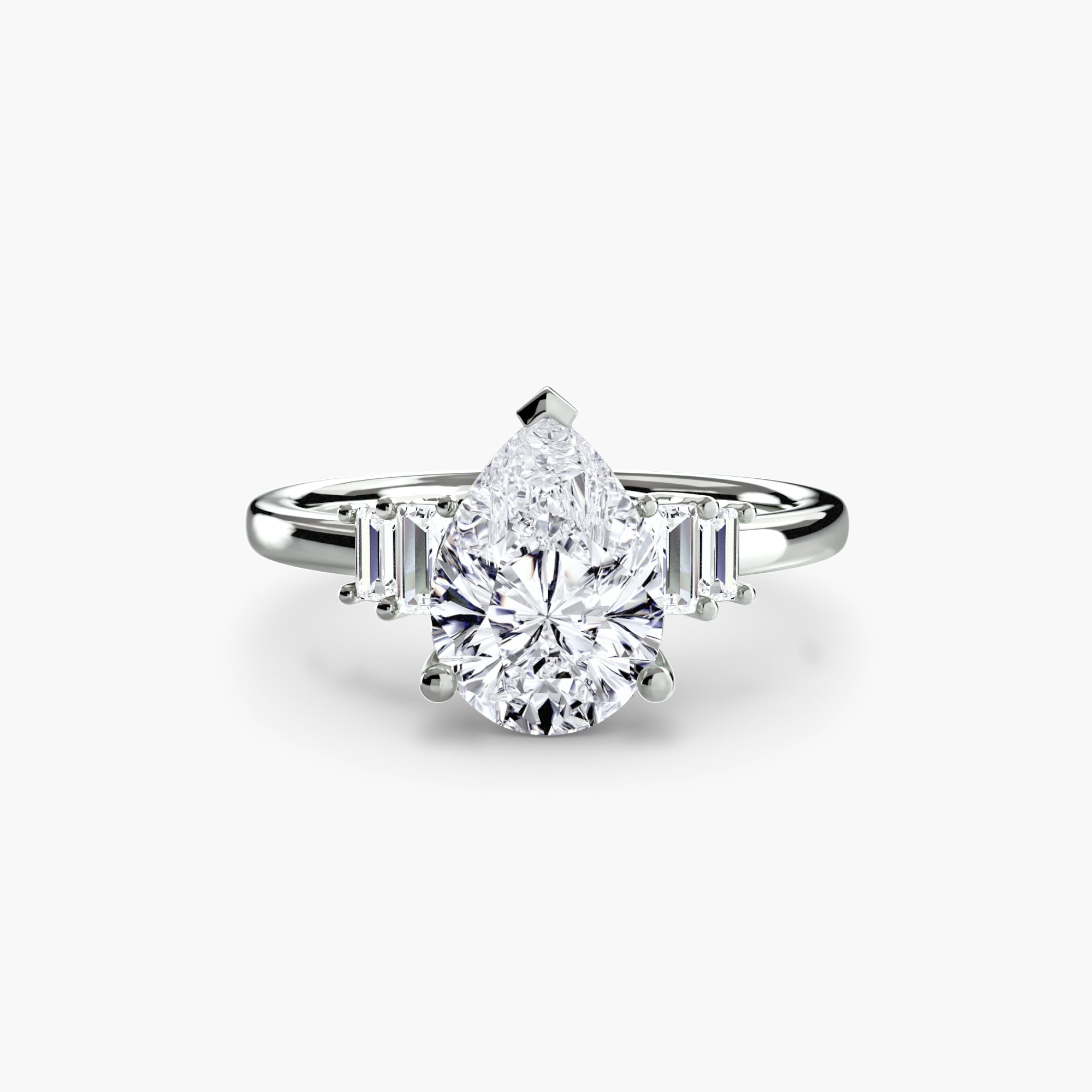 TAVIRA Baguette Accent Ring