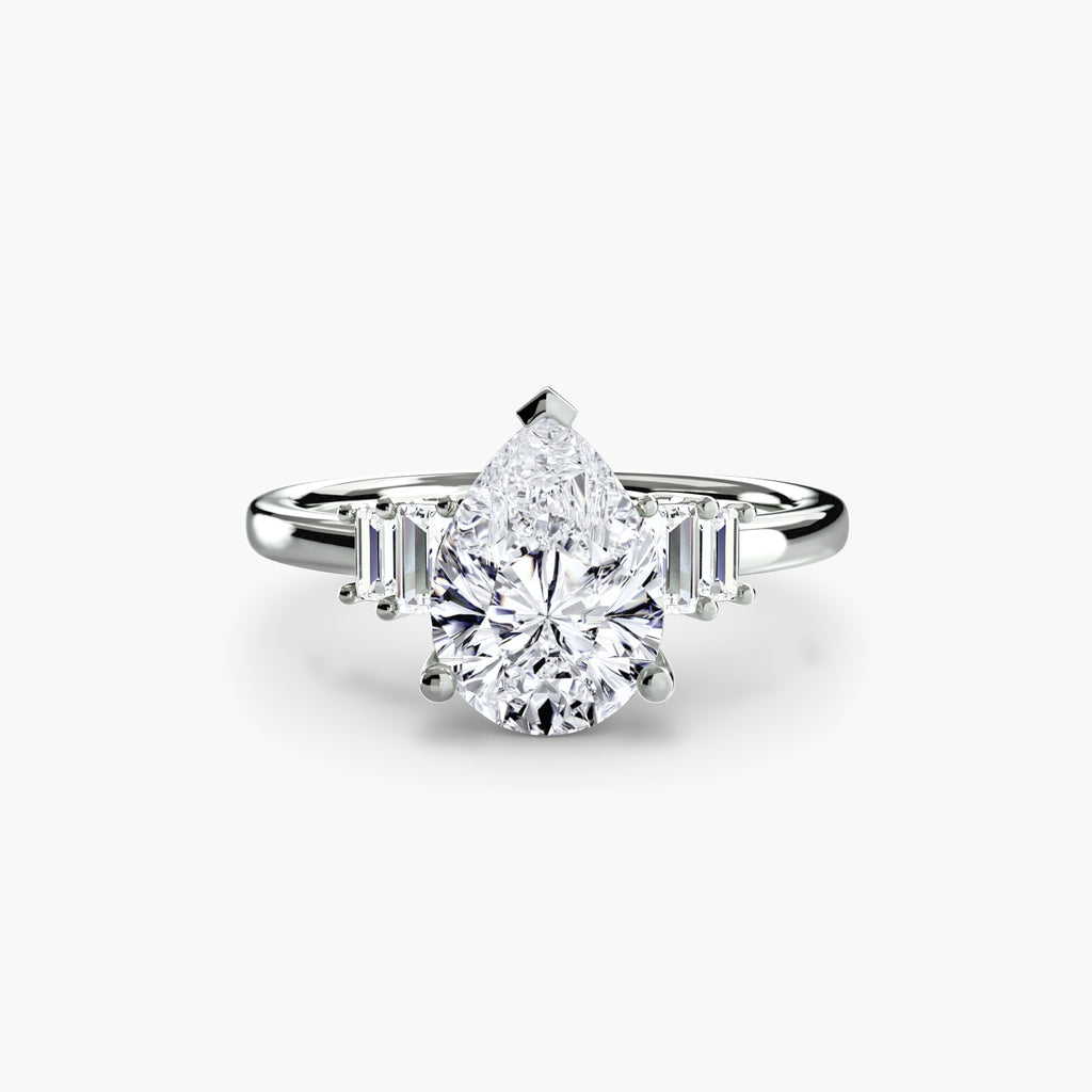 TAVIRA Baguette Accent Ring