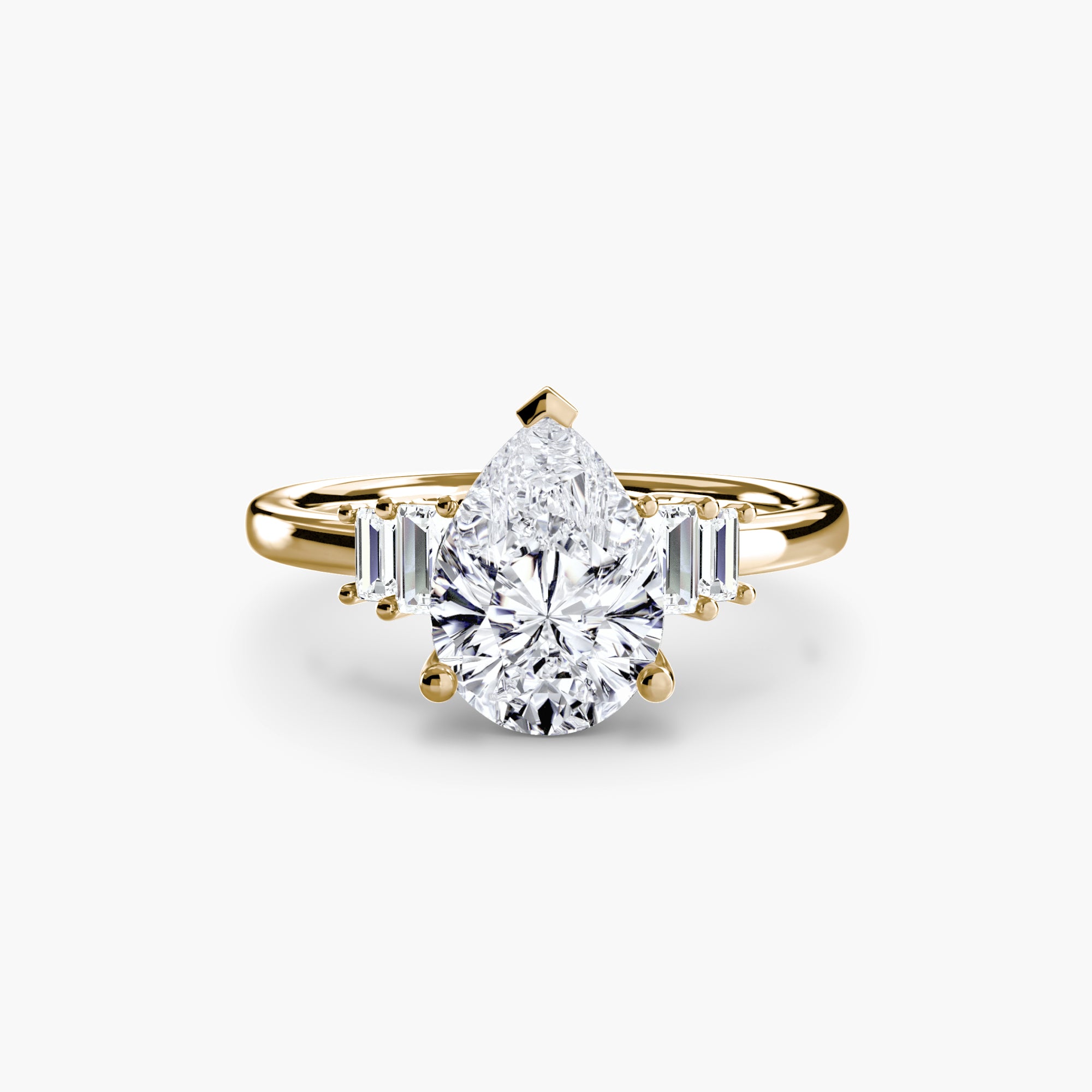 TAVIRA Baguette Accent Ring