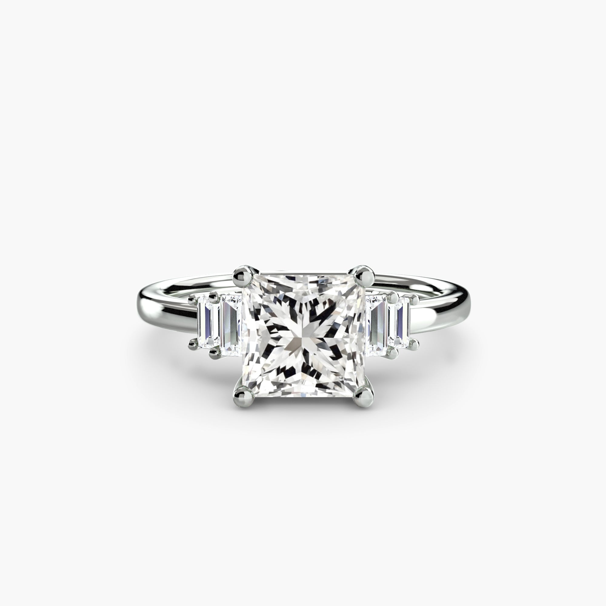 TAVIRA Baguette Accent Ring