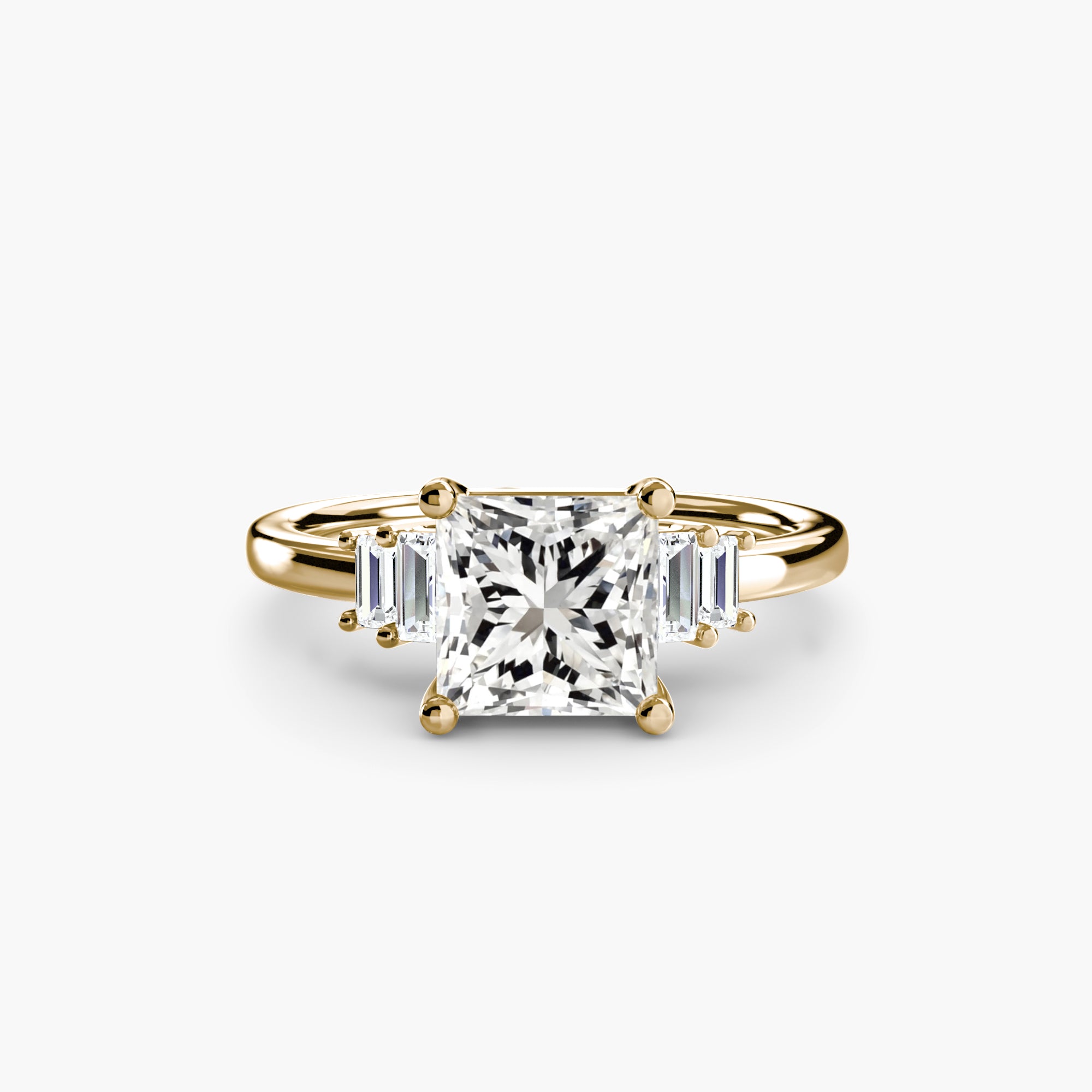 TAVIRA Baguette Accent Ring