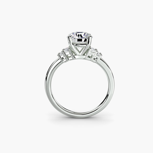 TAVIRA Baguette Accent Ring