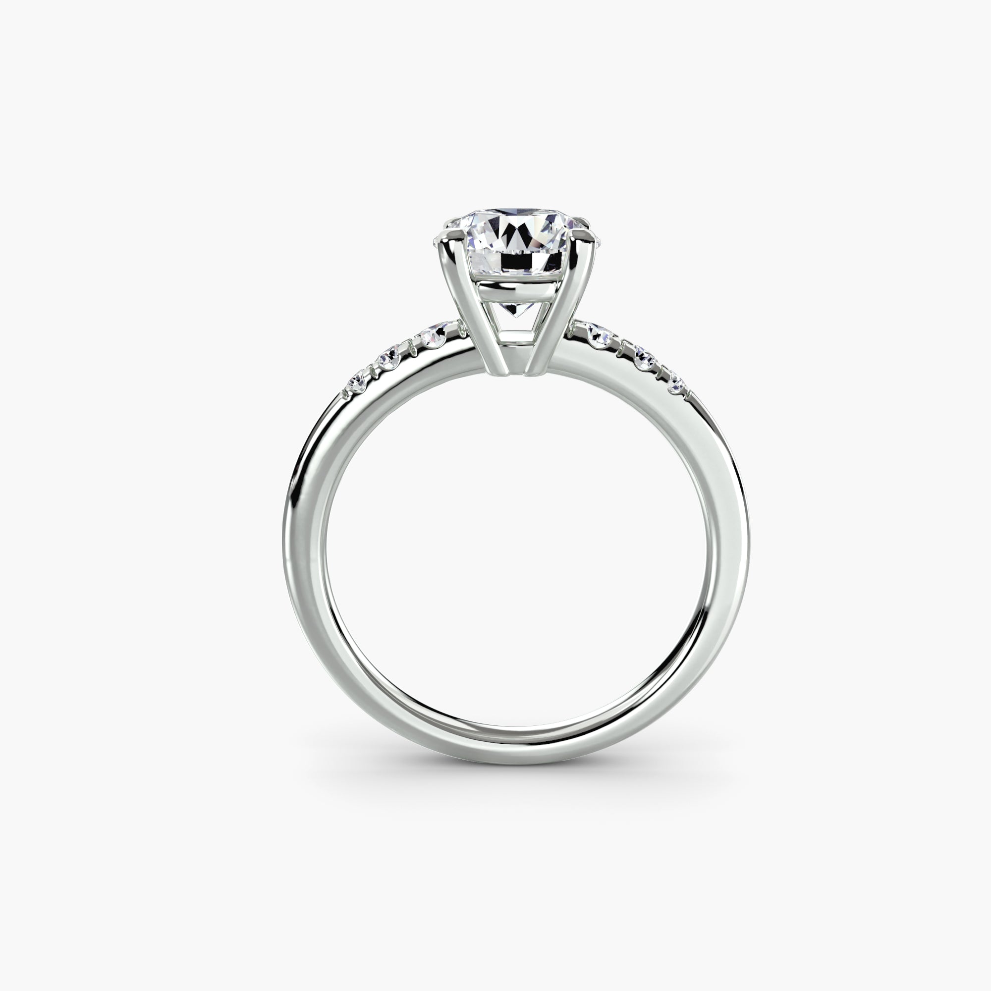 Auriona Solitaire Ring – Round Cut