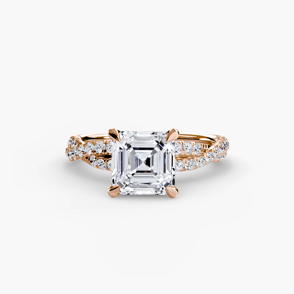 SERENZA Twist Pavé Ring