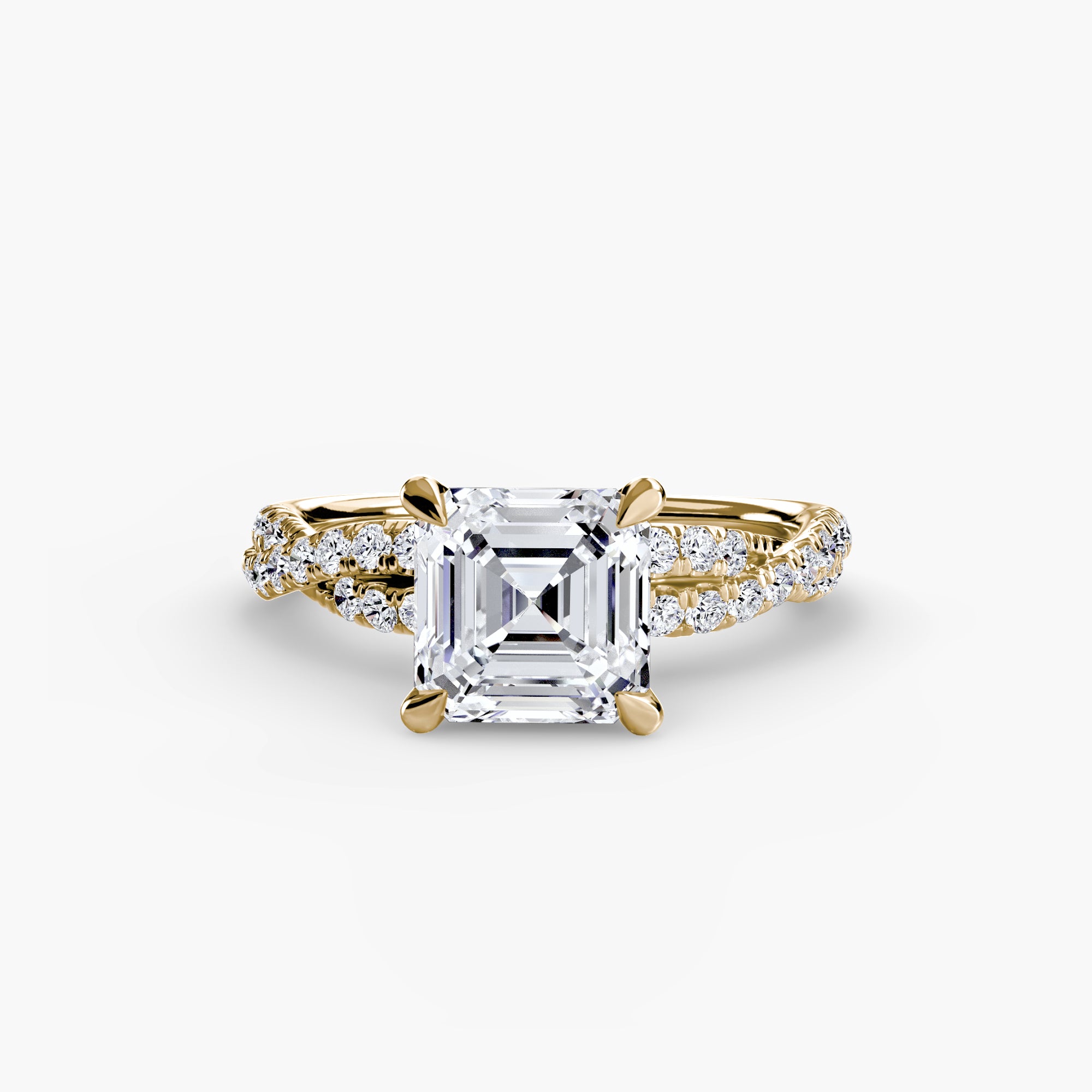 SERENZA Twist Pavé Ring