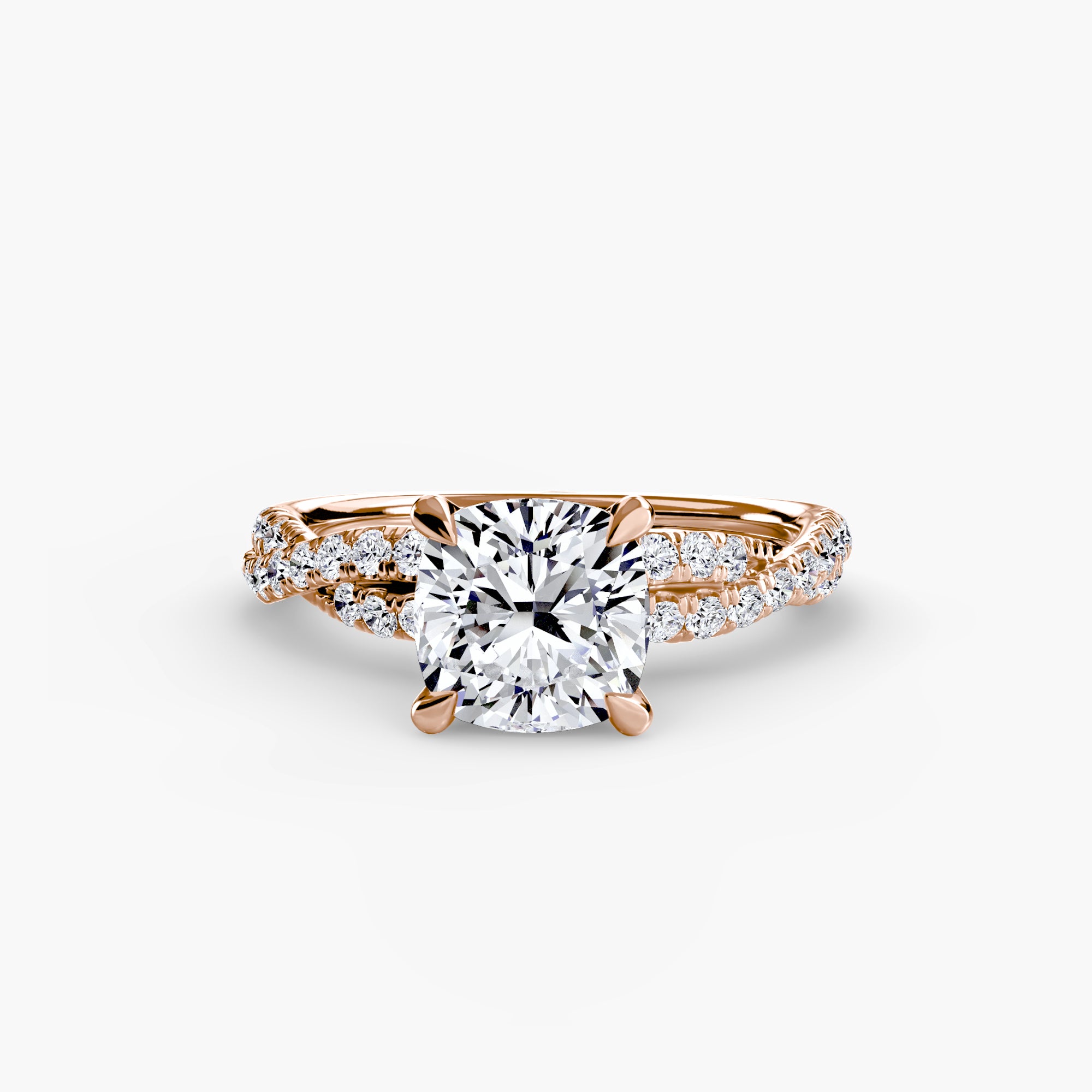 SERENZA Twist Pavé Ring