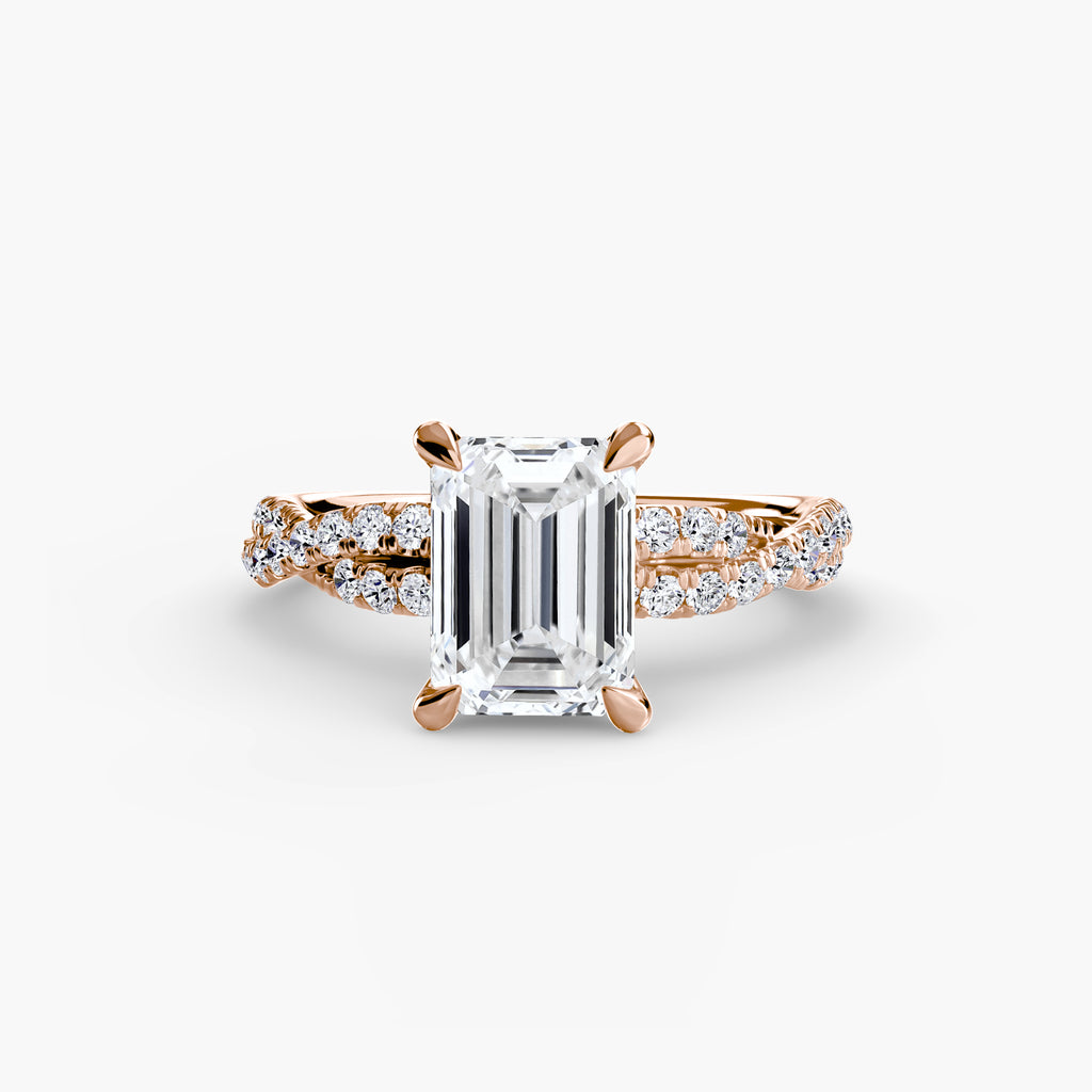 SERENZA Twist Pavé Ring