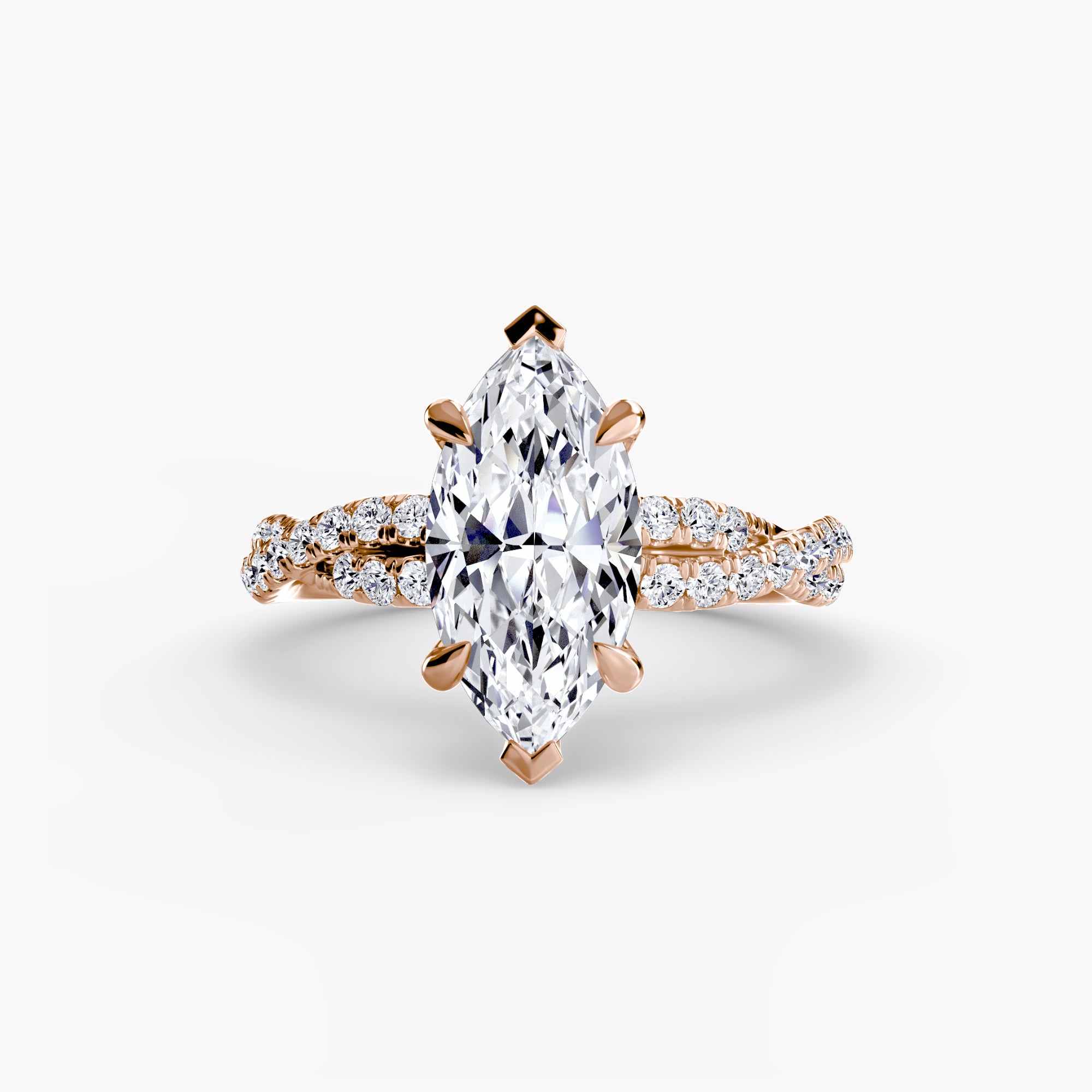SERENZA Twist Pavé Ring