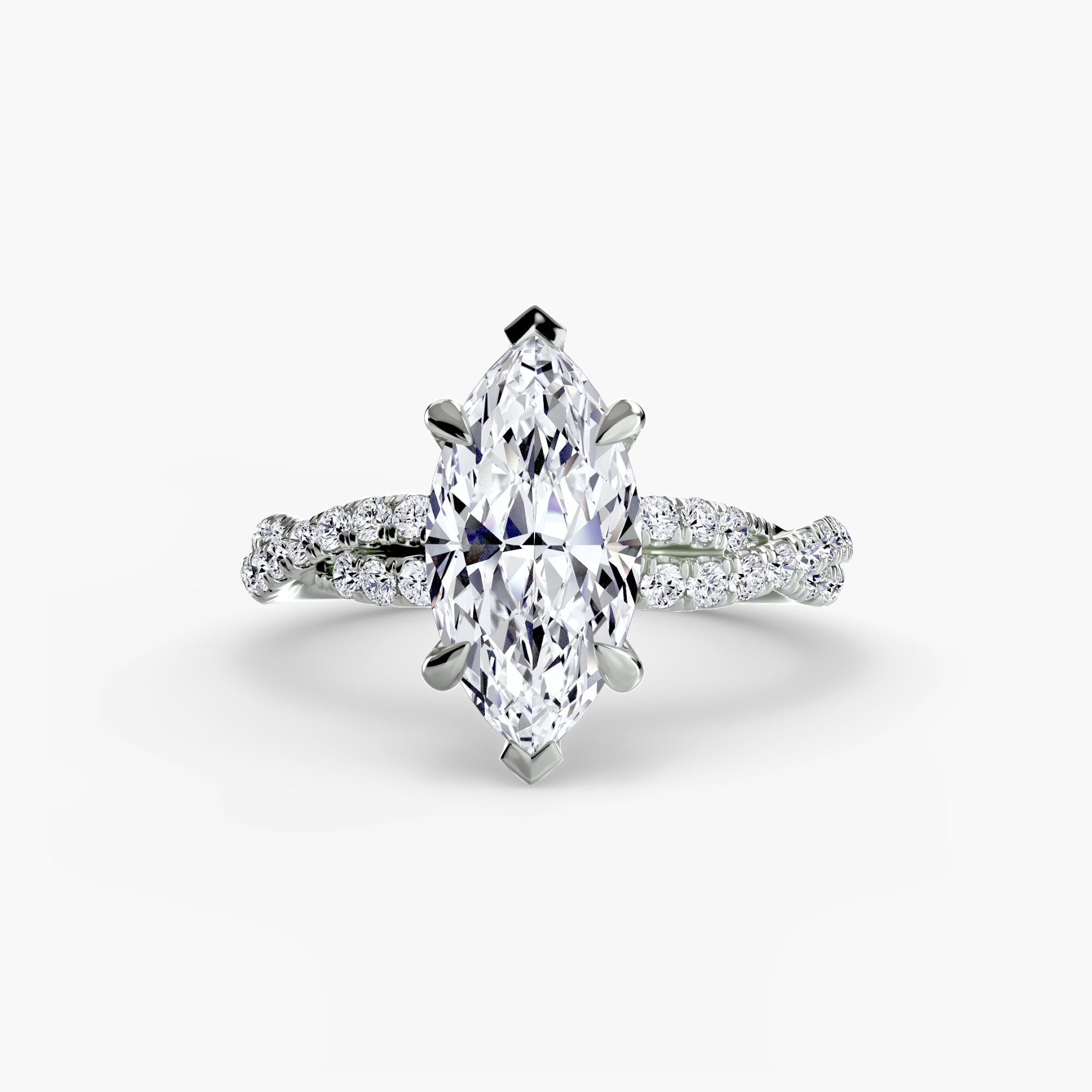 SERENZA Twist Pavé Ring