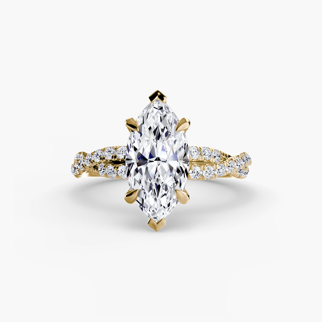 SERENZA Twist Pavé Ring