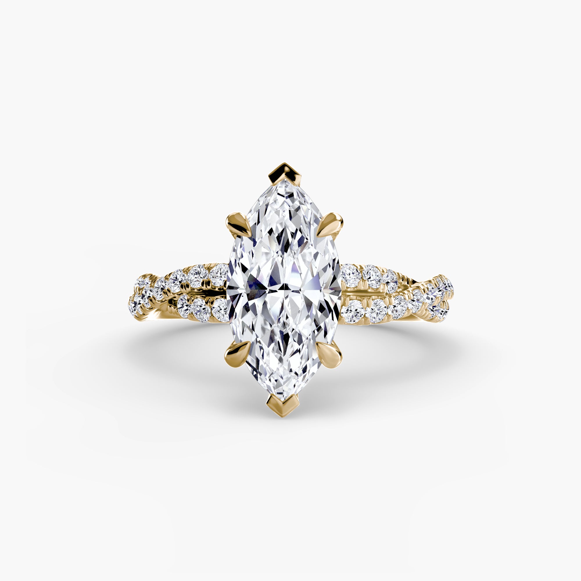SERENZA Twist Pavé Ring