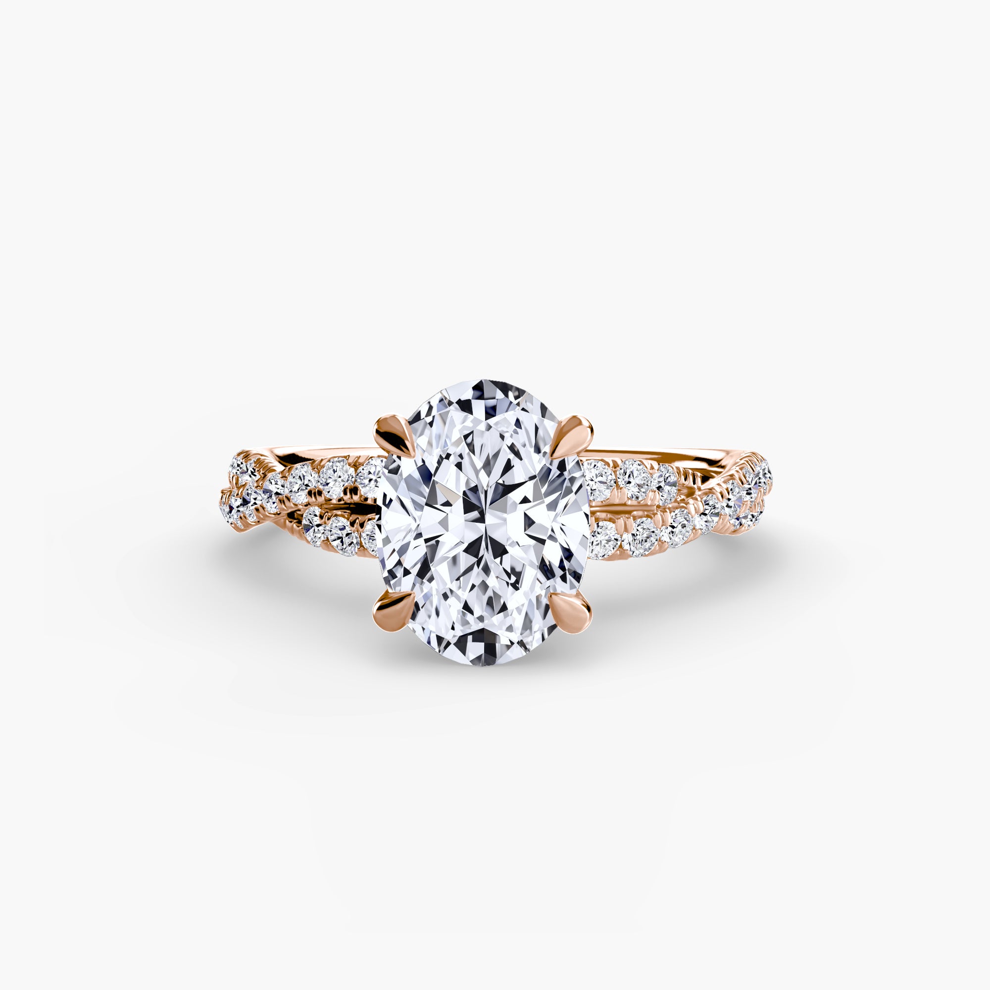 SERENZA Twist Pavé Ring
