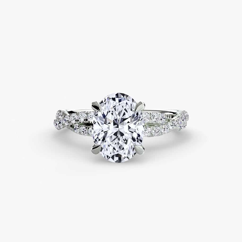 SERENZA Twist Pavé Ring