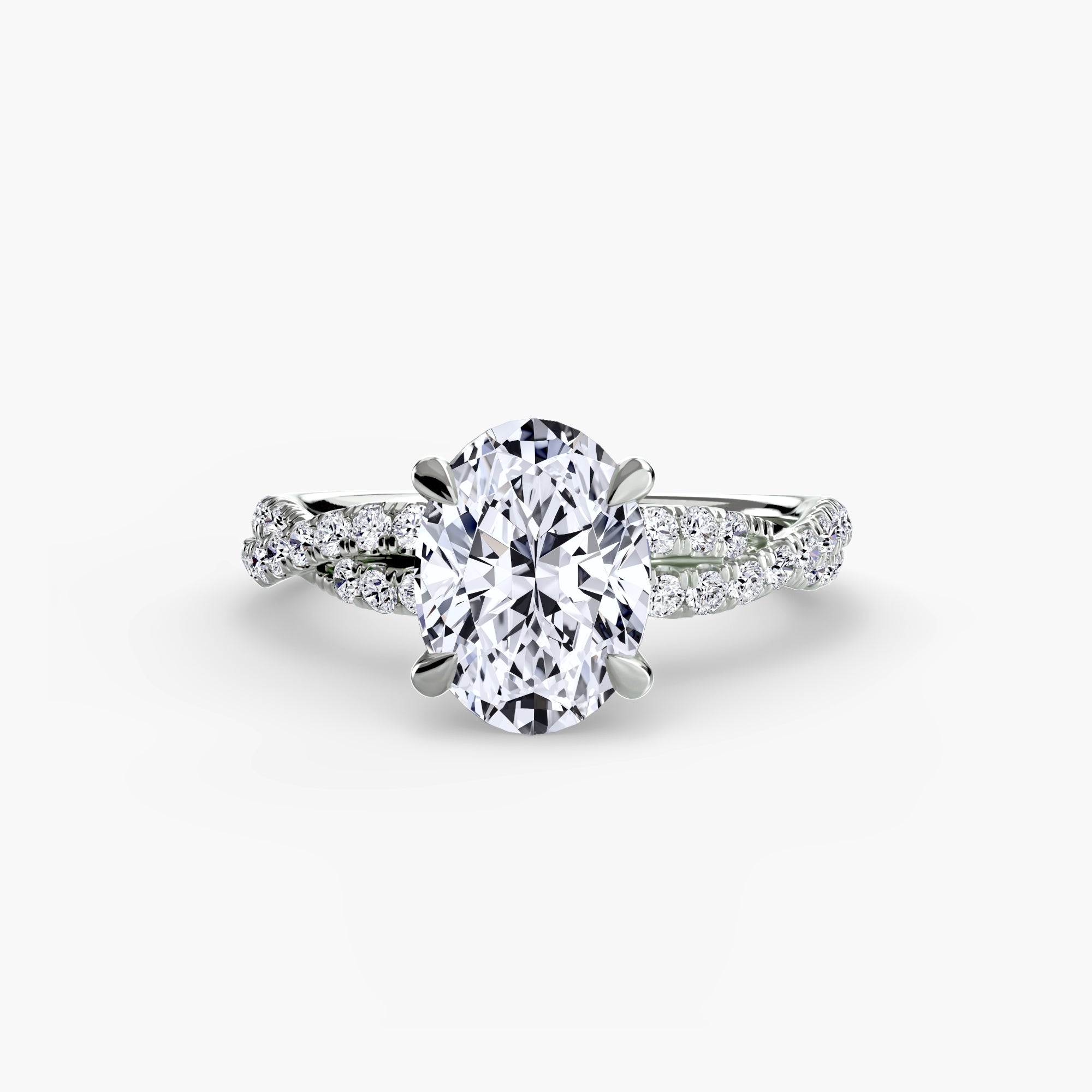 SERENZA Twist Pavé Ring