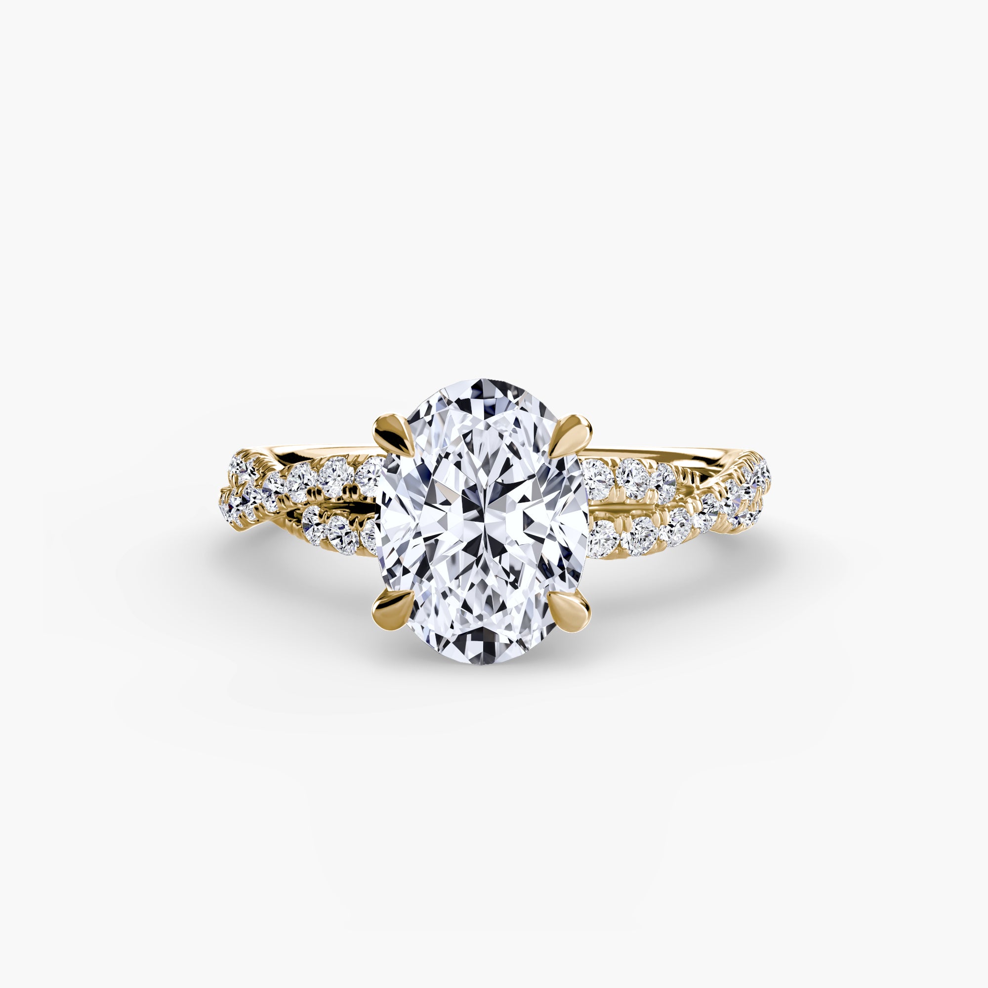 SERENZA Twist Pavé Ring