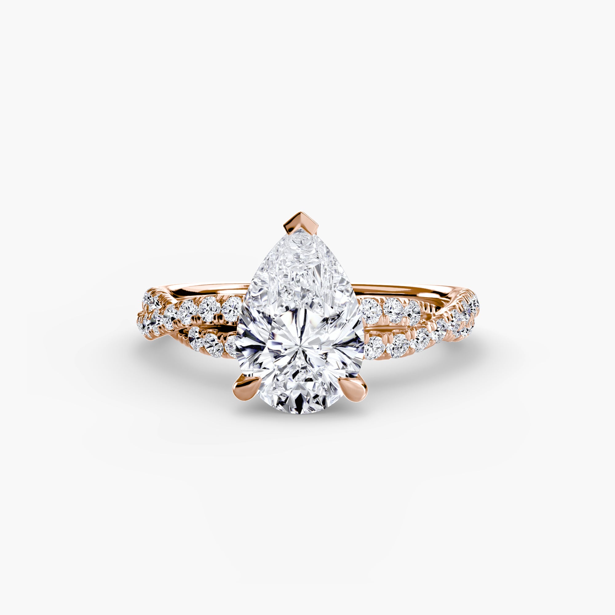 SERENZA Twist Pavé Ring