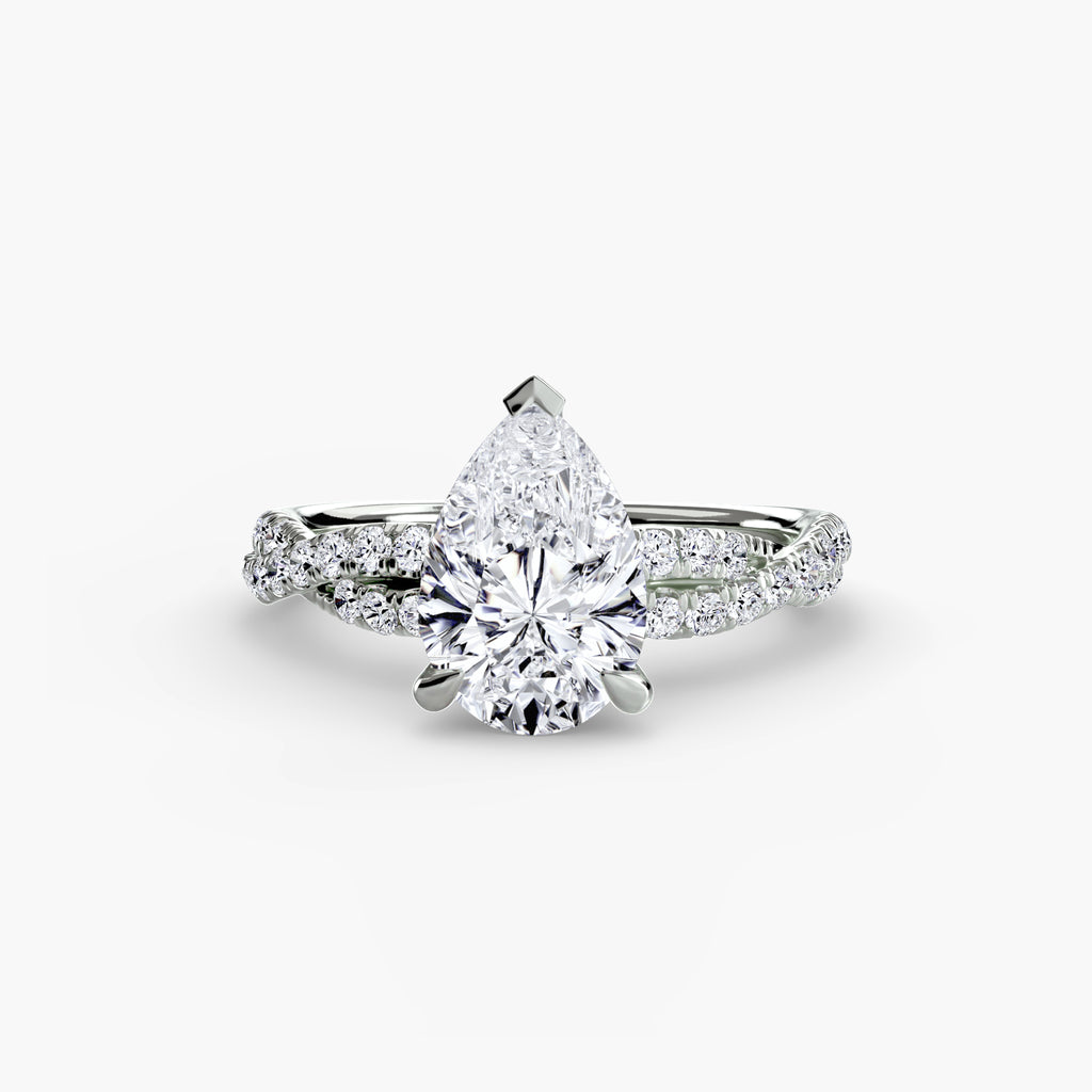 SERENZA Twist Pavé Ring