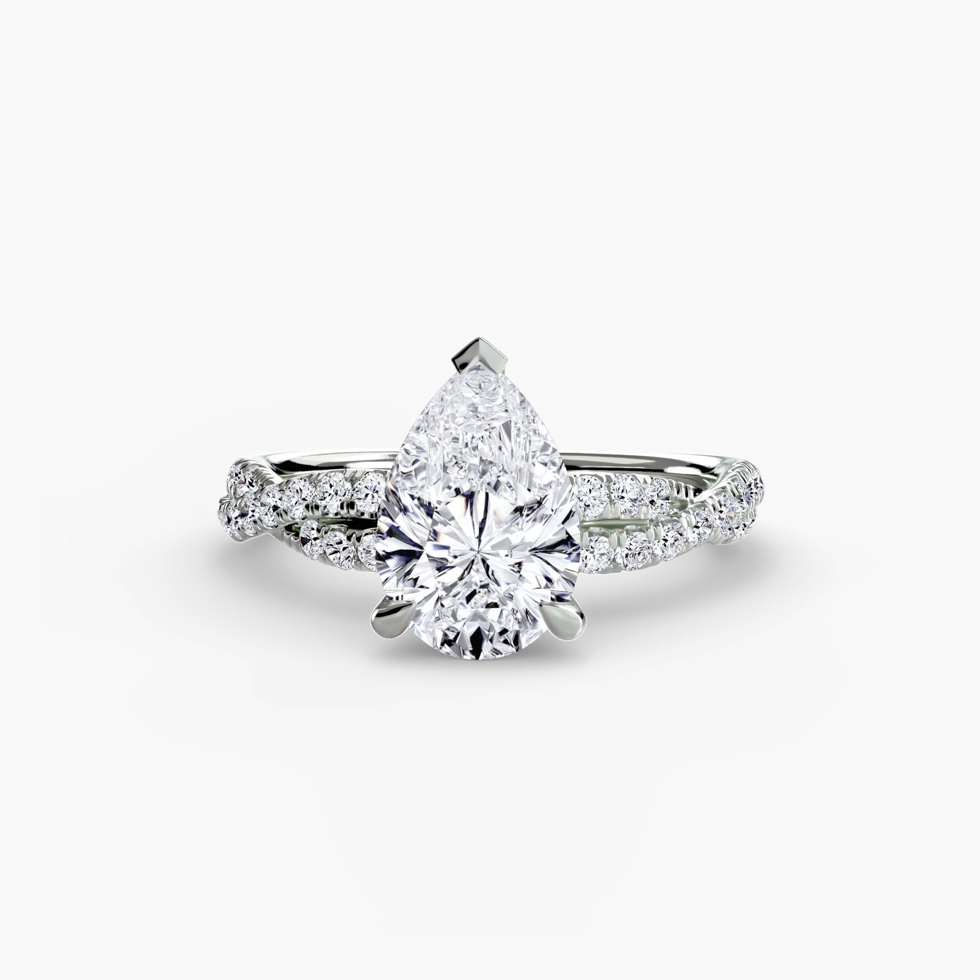 SERENZA Twist Pavé Ring