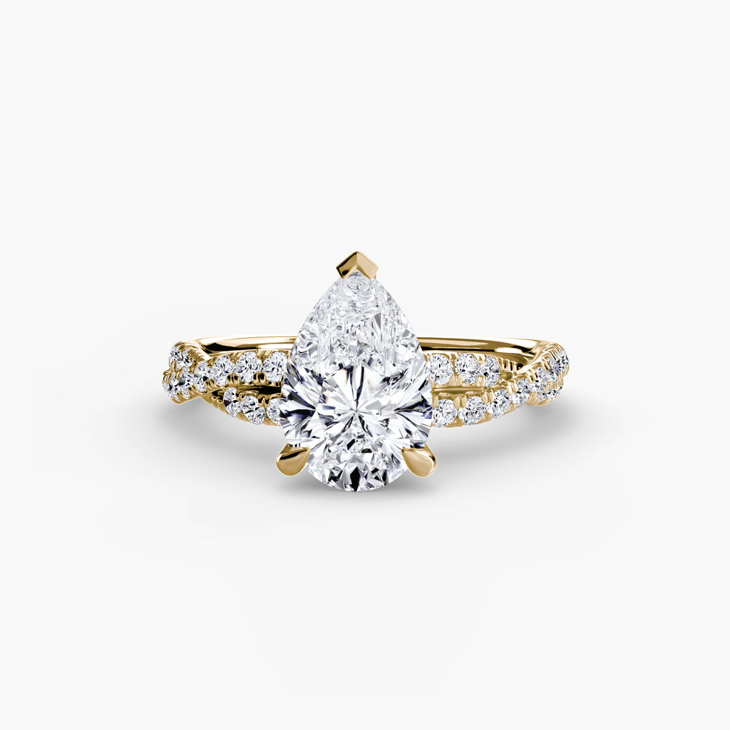 SERENZA Twist Pavé Ring