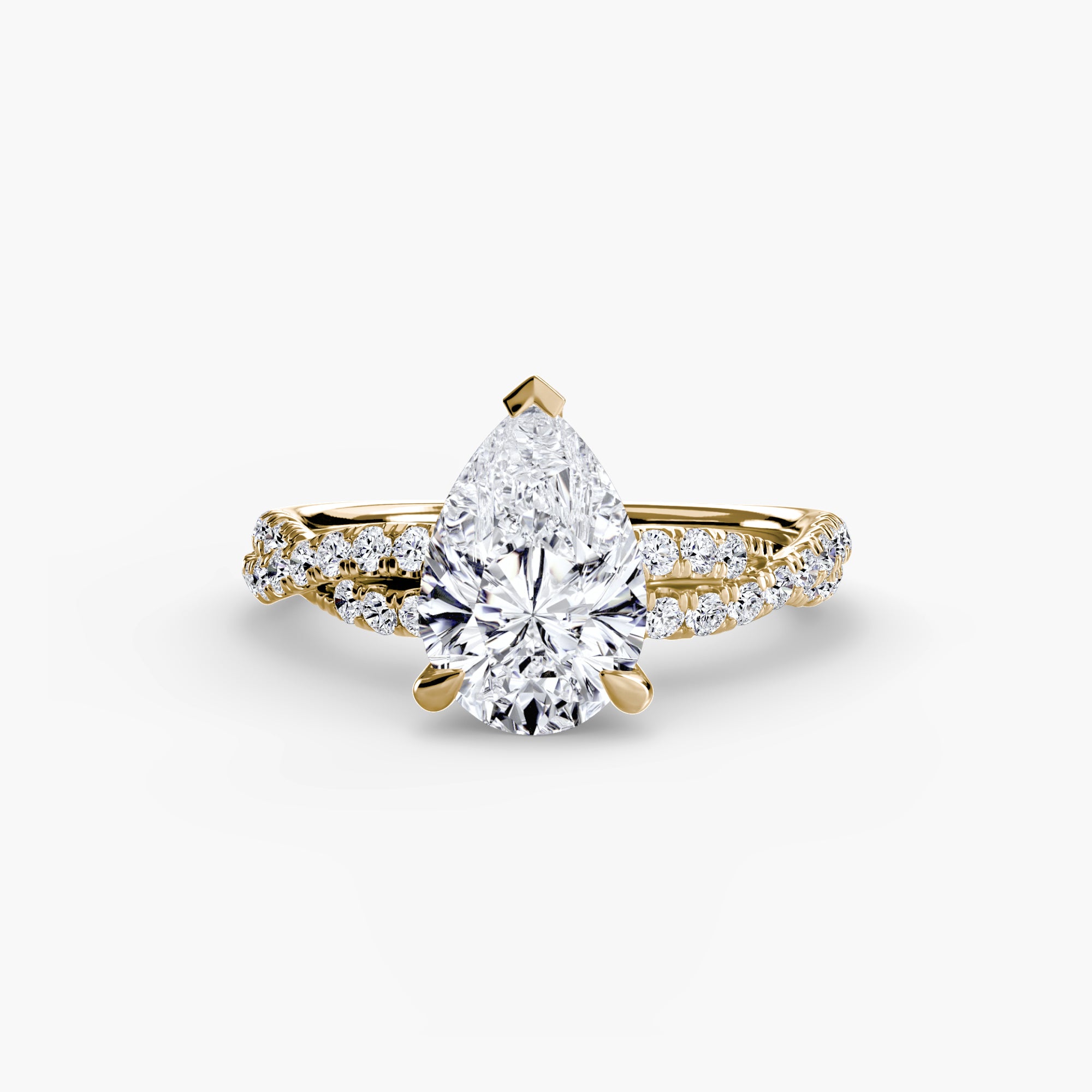 SERENZA Twist Pavé Ring