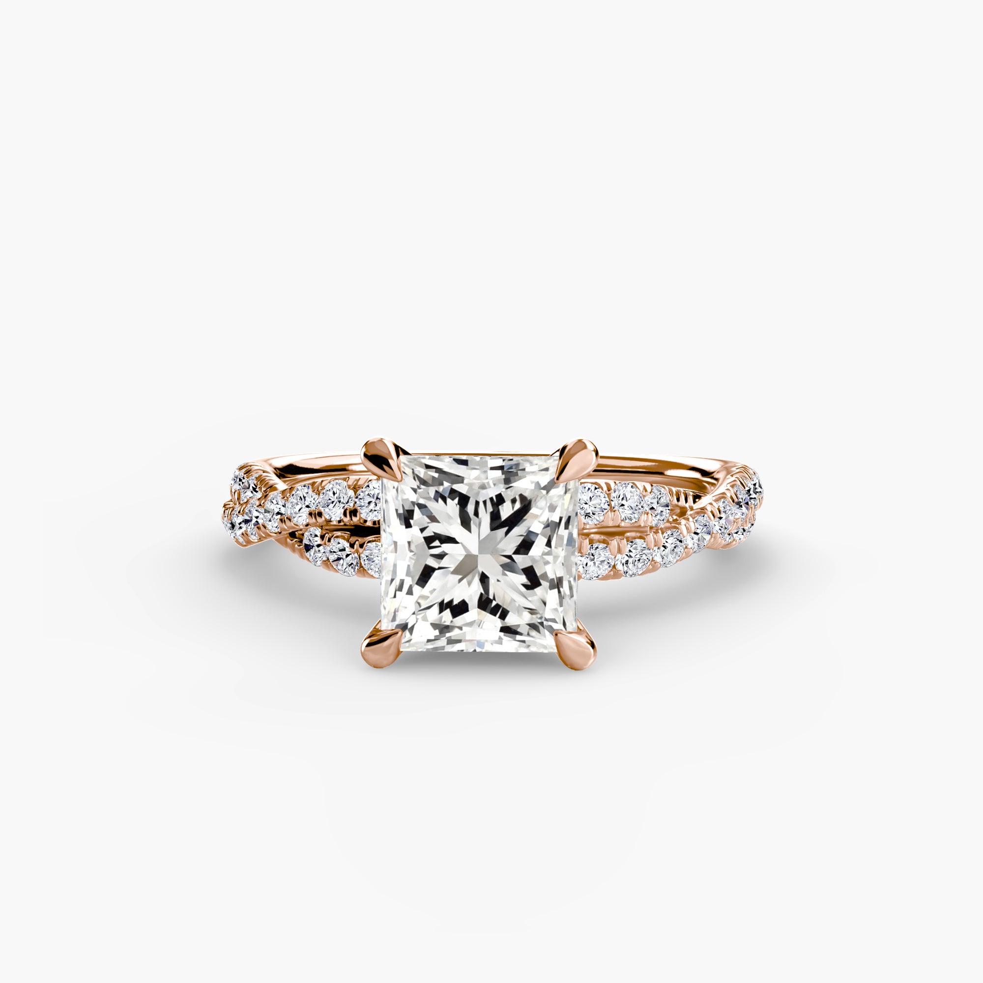 SERENZA Twist Pavé Ring