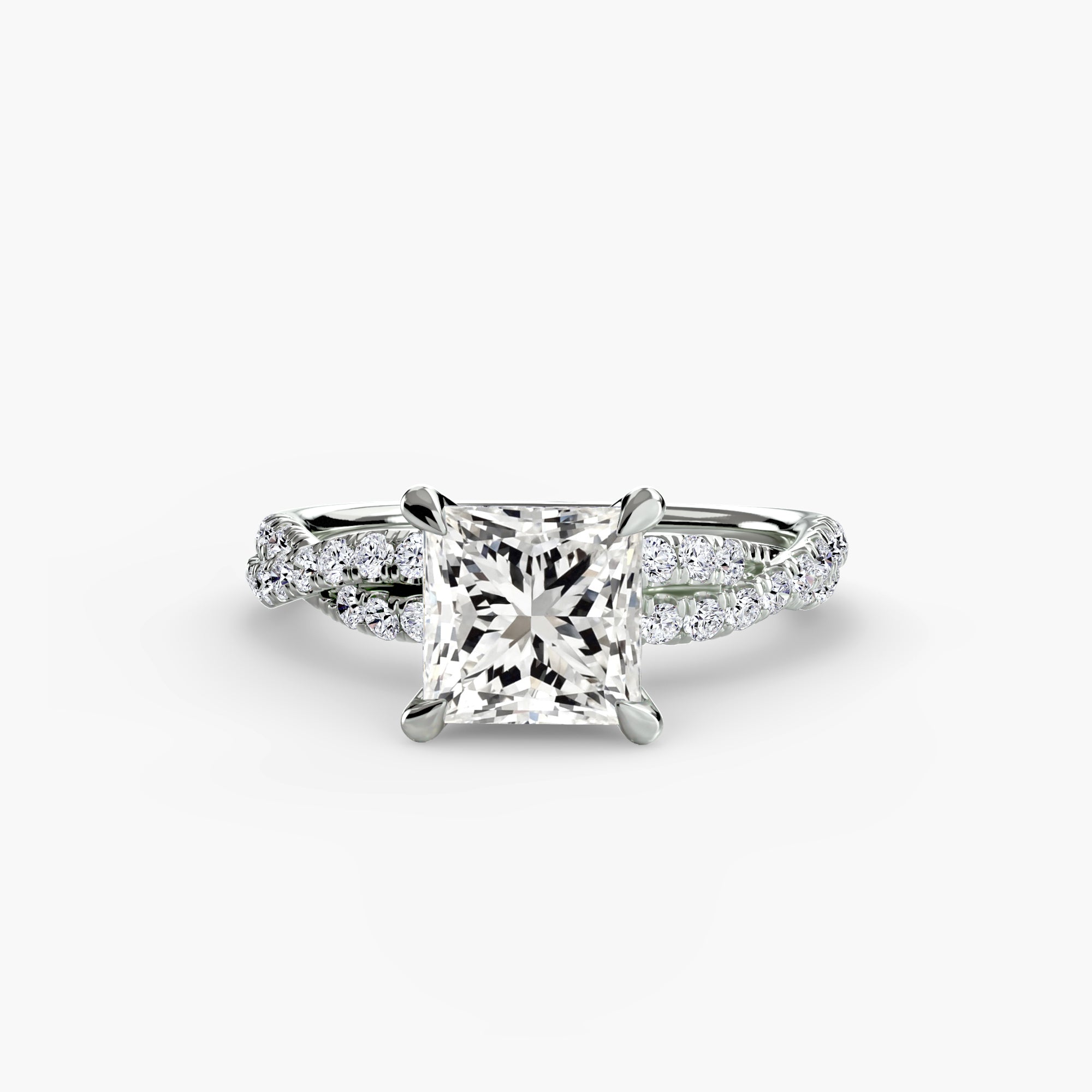 SERENZA Twist Pavé Ring
