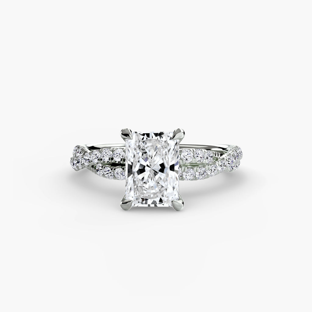SERENZA Twist Pavé Ring