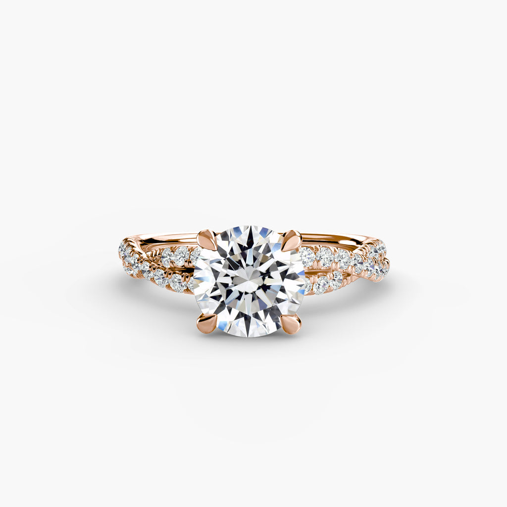 SERENZA Twist Pavé Ring