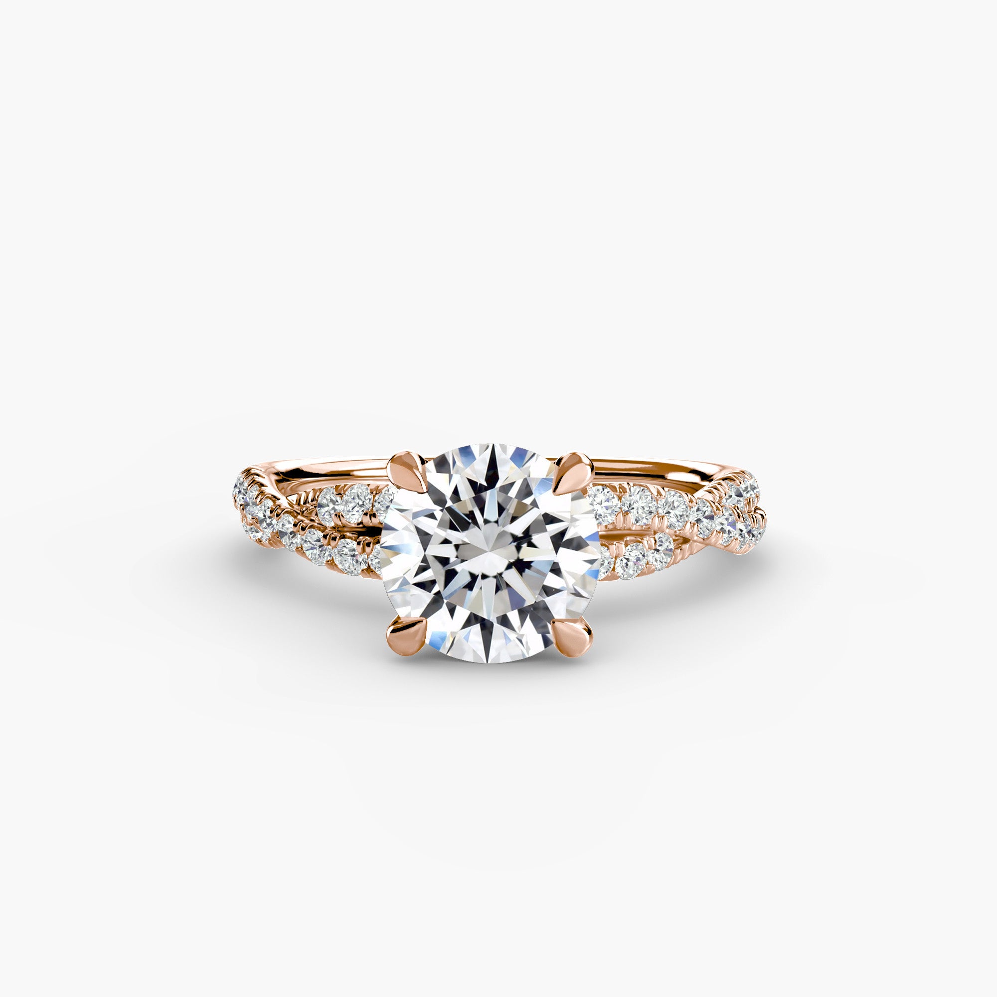 SERENZA Twist Pavé Ring