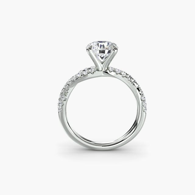 SERENZA Twist Pavé Ring