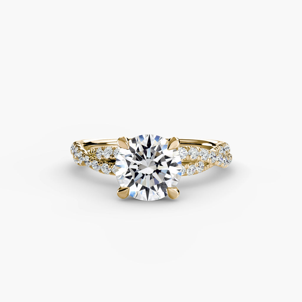 SERENZA Twist Pavé Ring