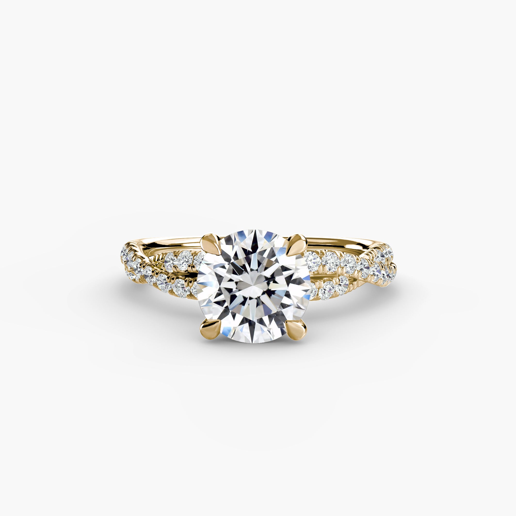 SERENZA Twist Pavé Ring