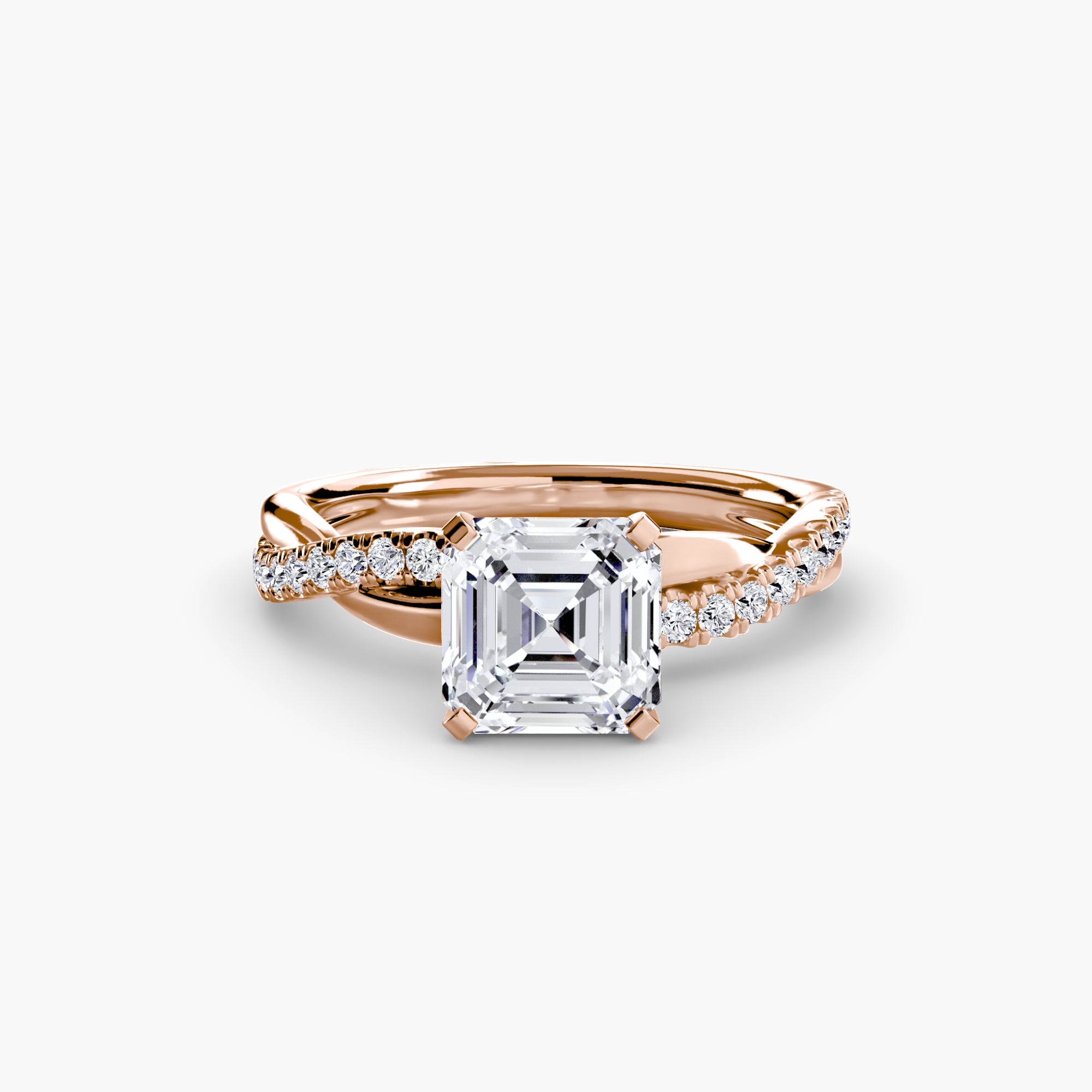CORVINA Emerald Twist Ring