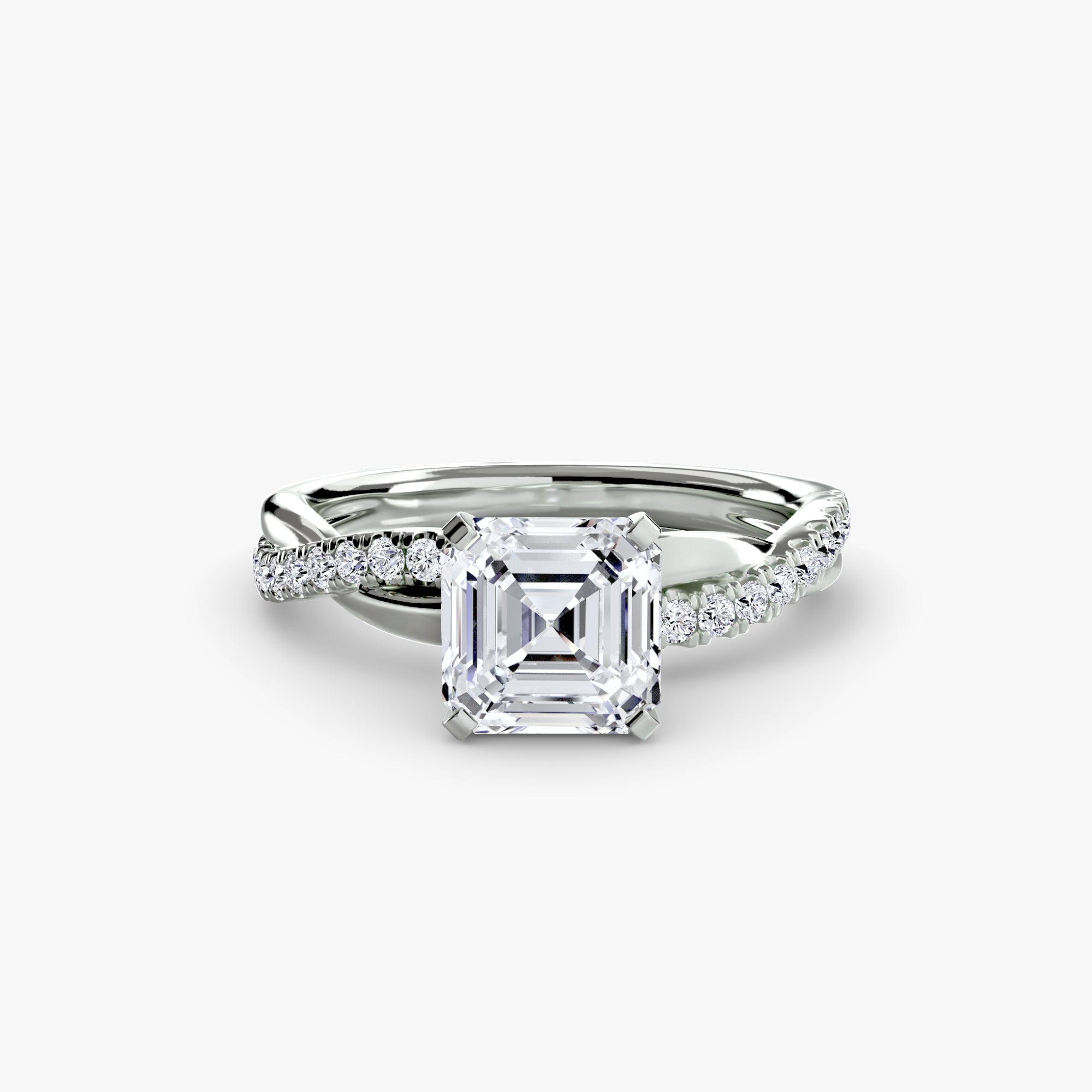 CORVINA Emerald Twist Ring