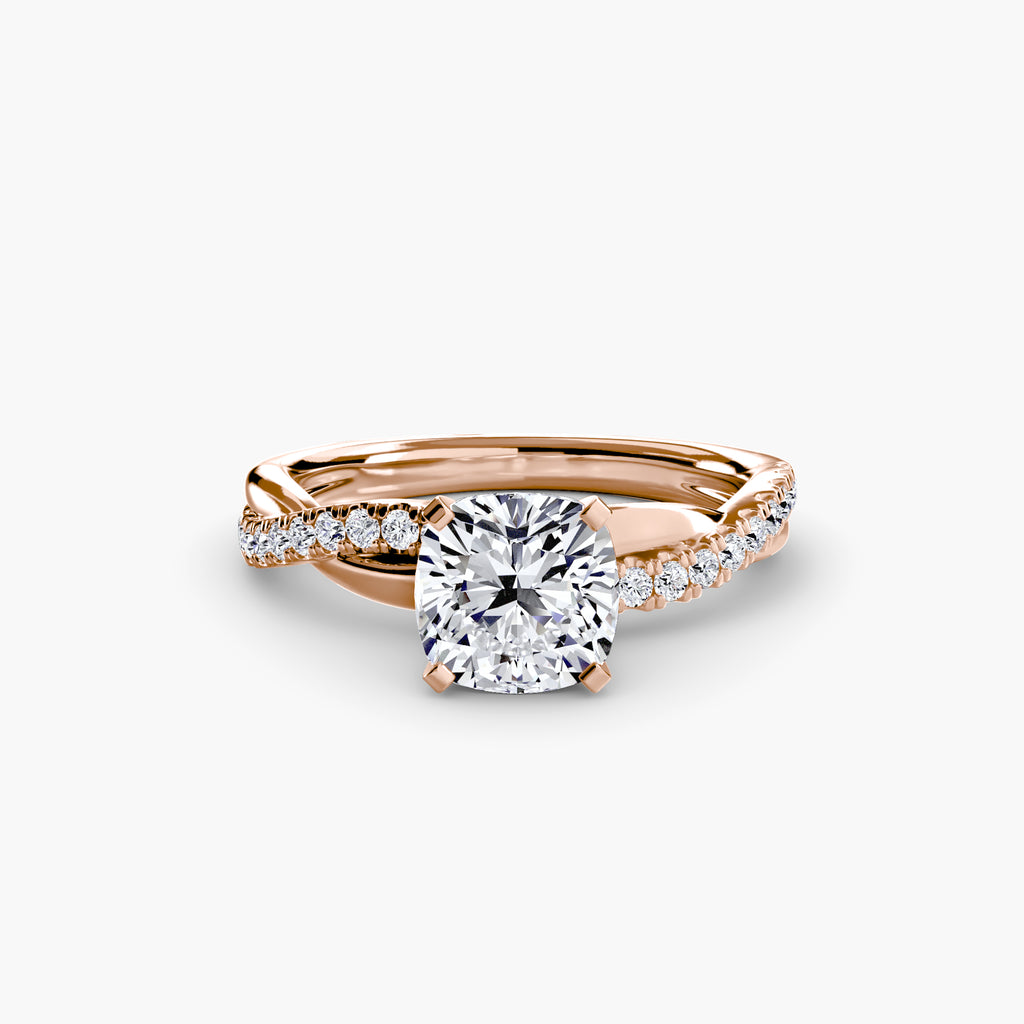 CORVINA Emerald Twist Ring